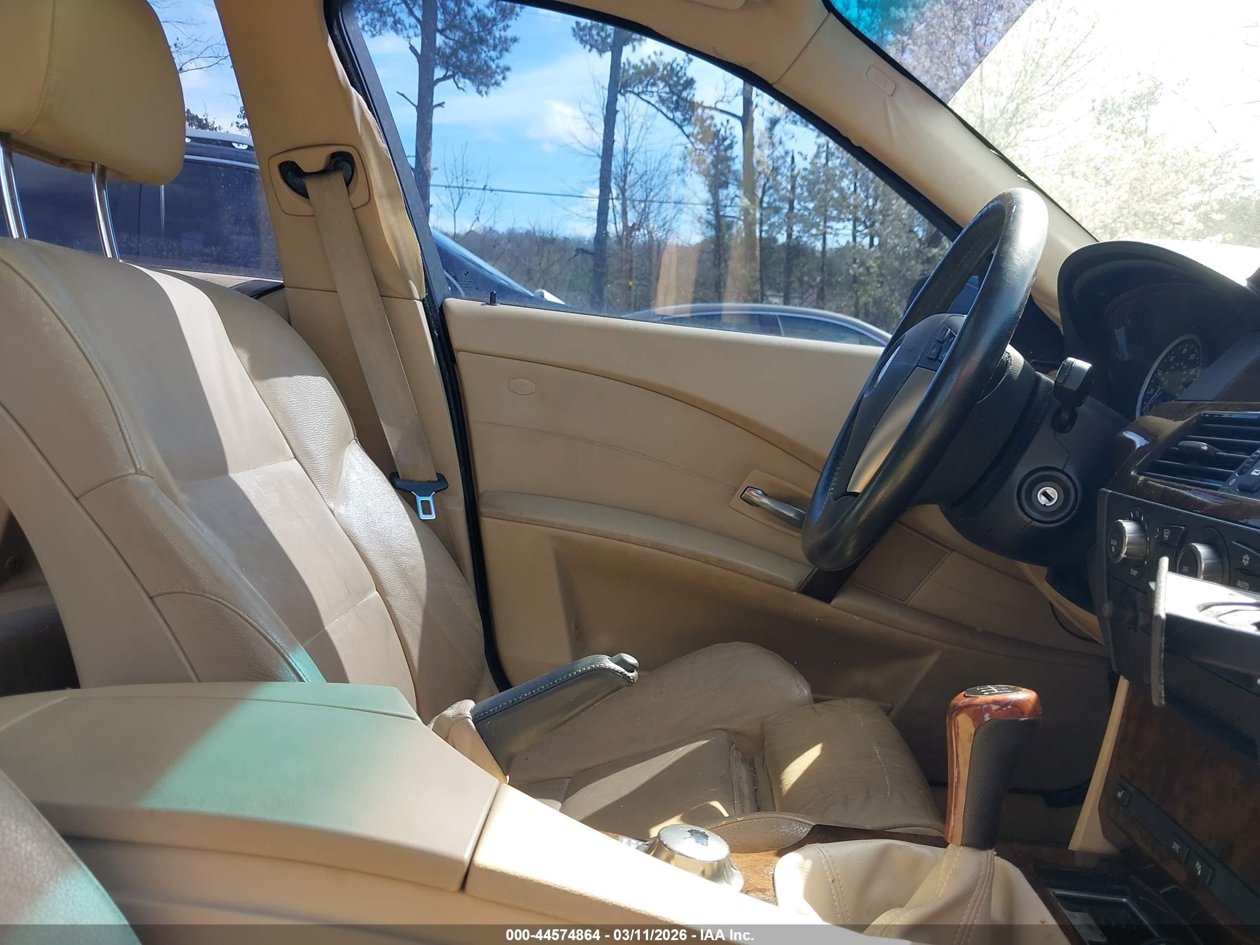 2005 Bmw 545i   Gray vin: WBANB33585B089611