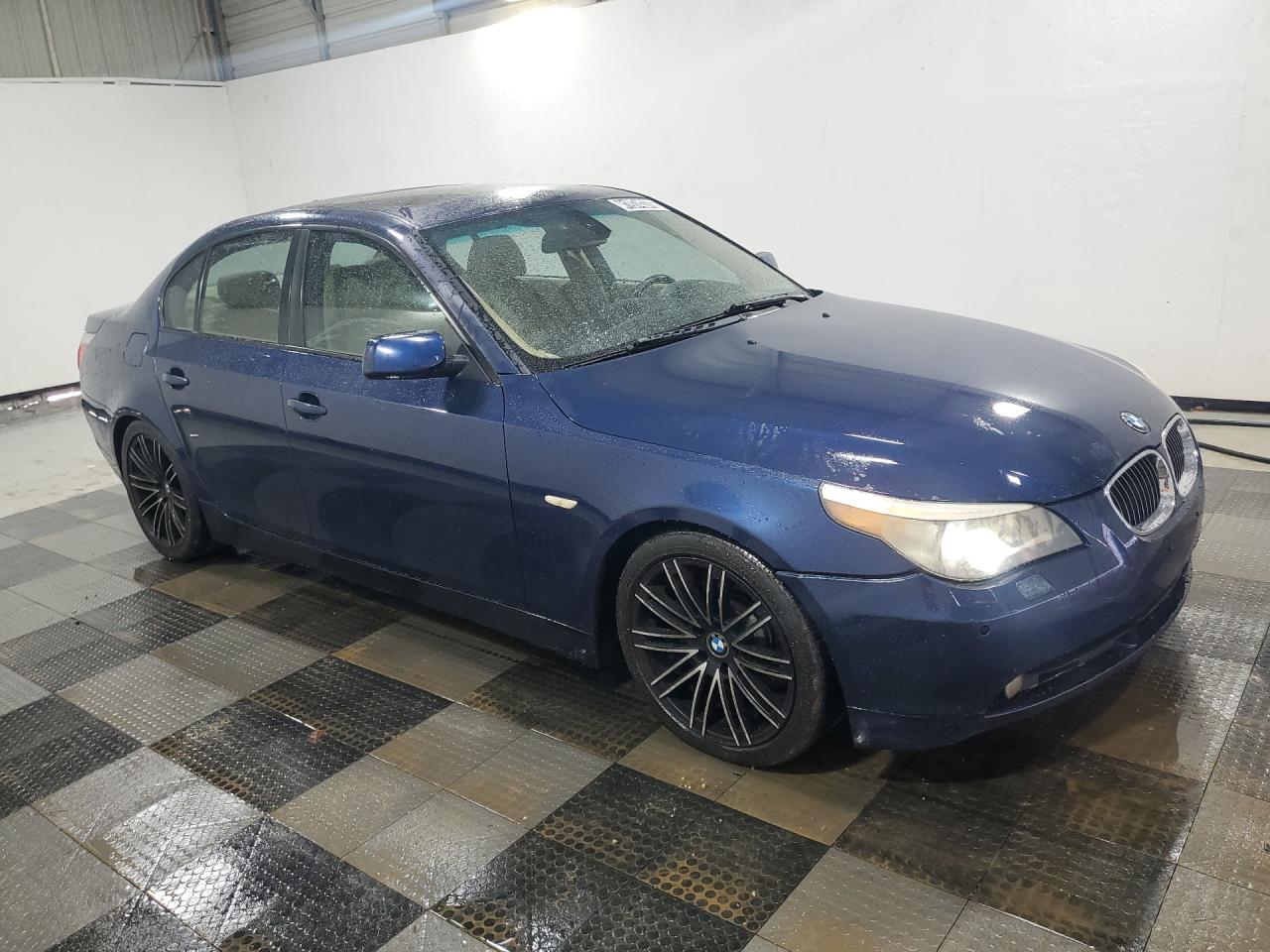 2005 Bmw 545 I Blue vin: WBANB33595B115875 Damage: Front Bumper, Heavy Scratch, 3 To 4 Inches