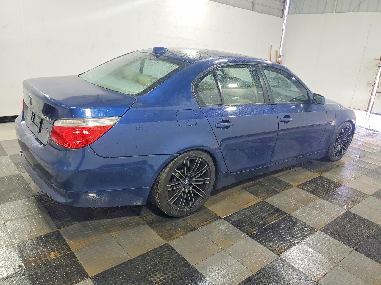 2005 Bmw 545 I Blue vin: WBANB33595B115875