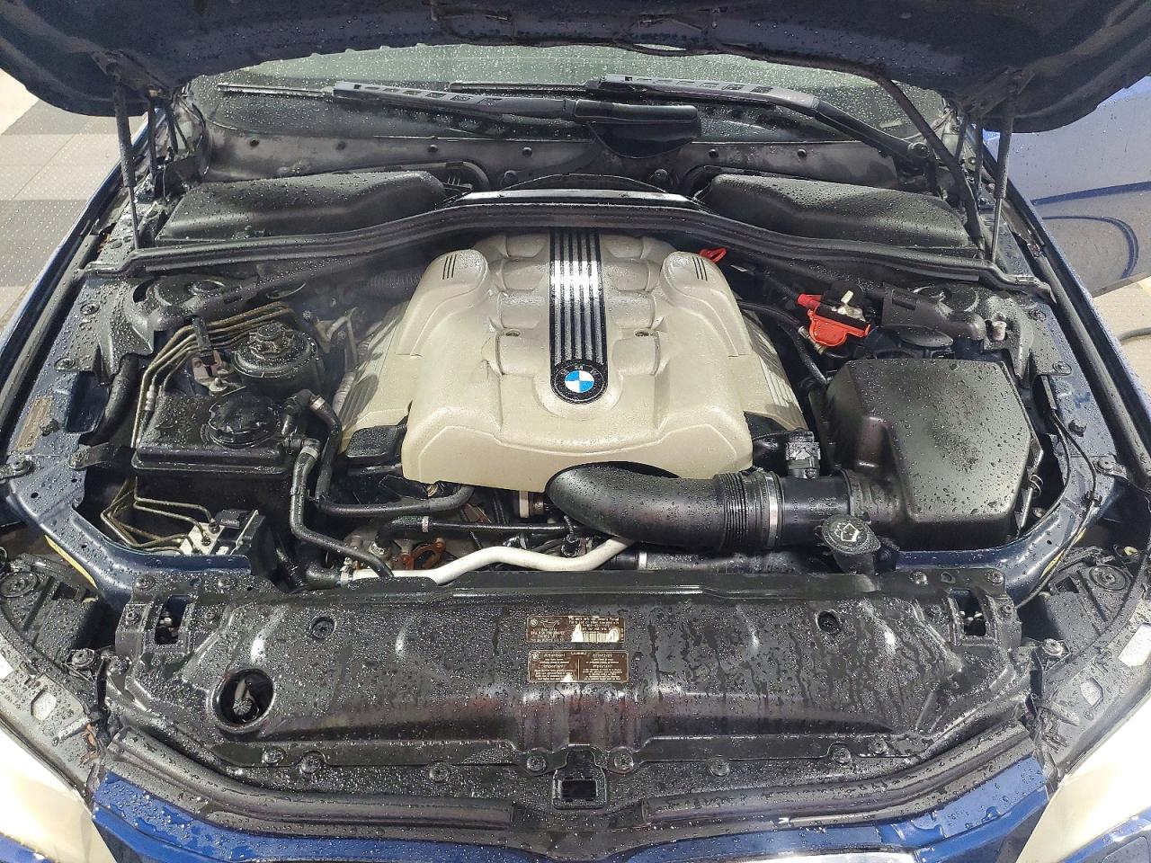 2005 Bmw 545 I Blue vin: WBANB33595B115875