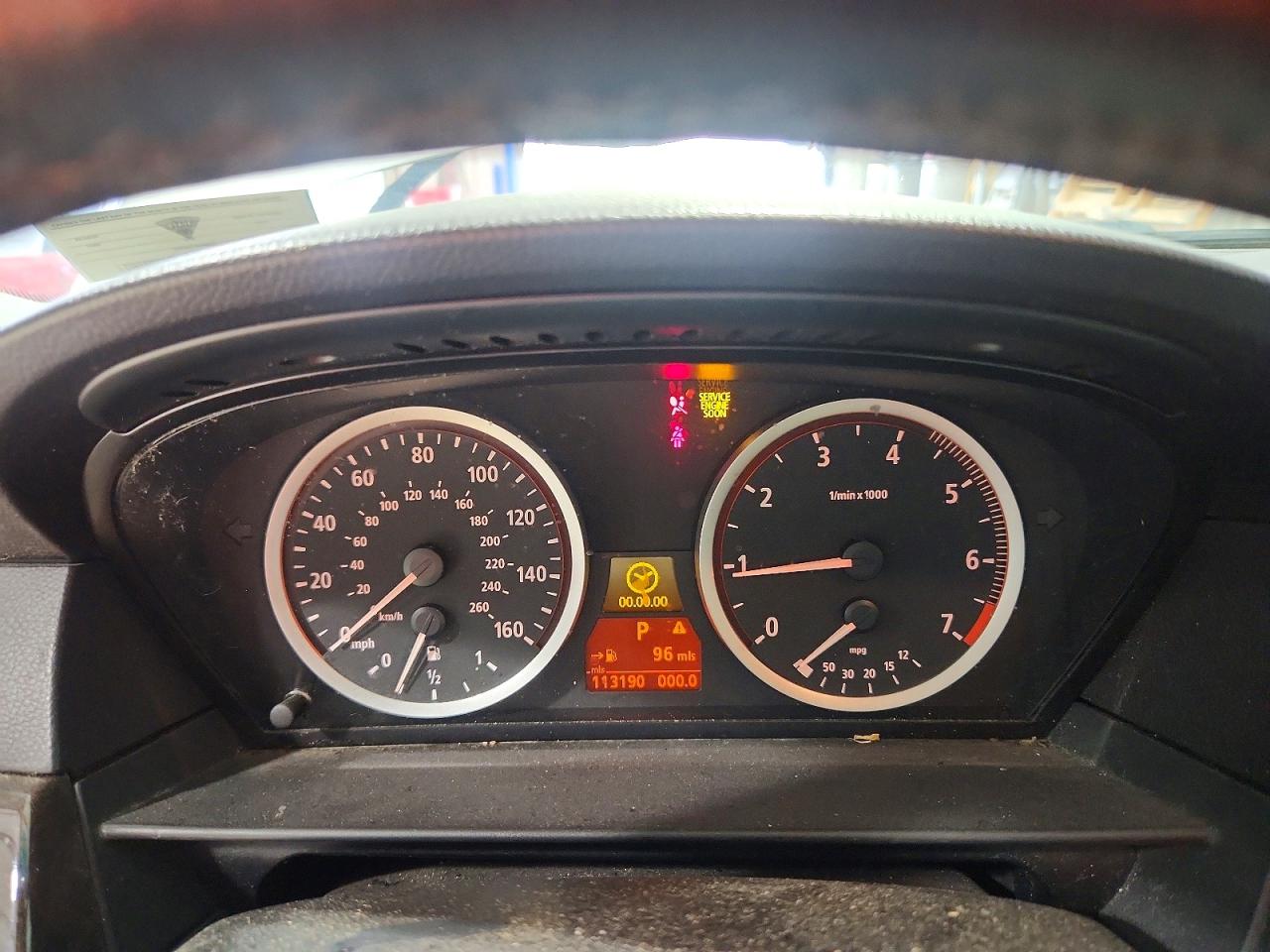 2004 Bmw 545 I Silver vin: WBANB335X4B112594