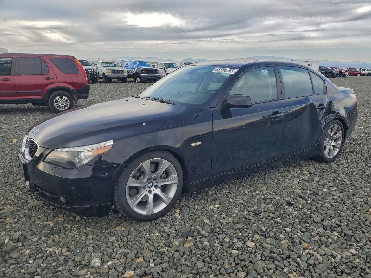 2005 Bmw 545 I Black vin: WBANB335X5B089528