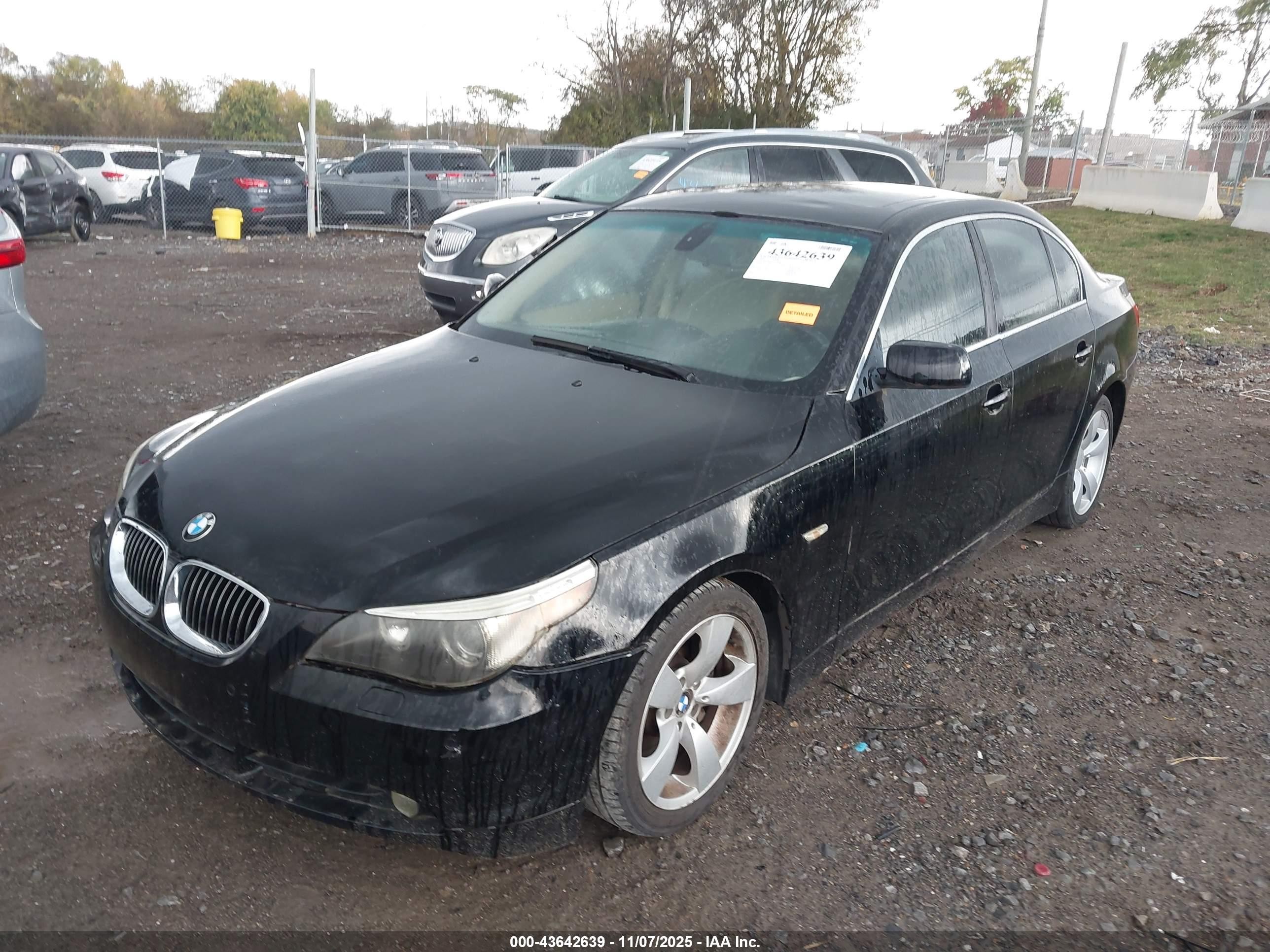 2005 Bmw 545i   Black vin: WBANB335X5B116808