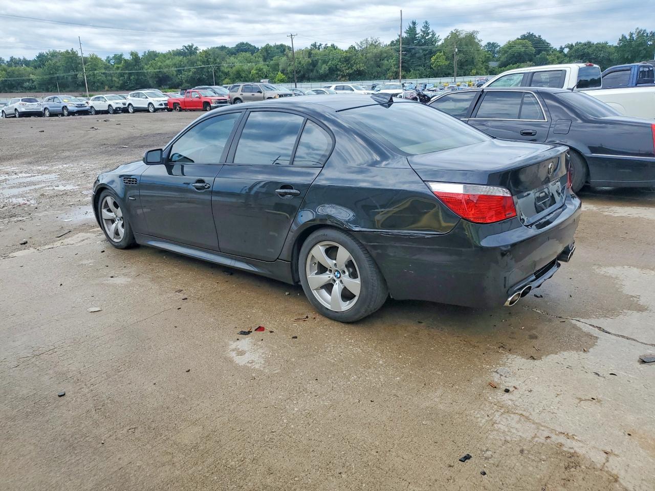 2007 Bmw 550 I Черный vin: WBANB53507CP06315