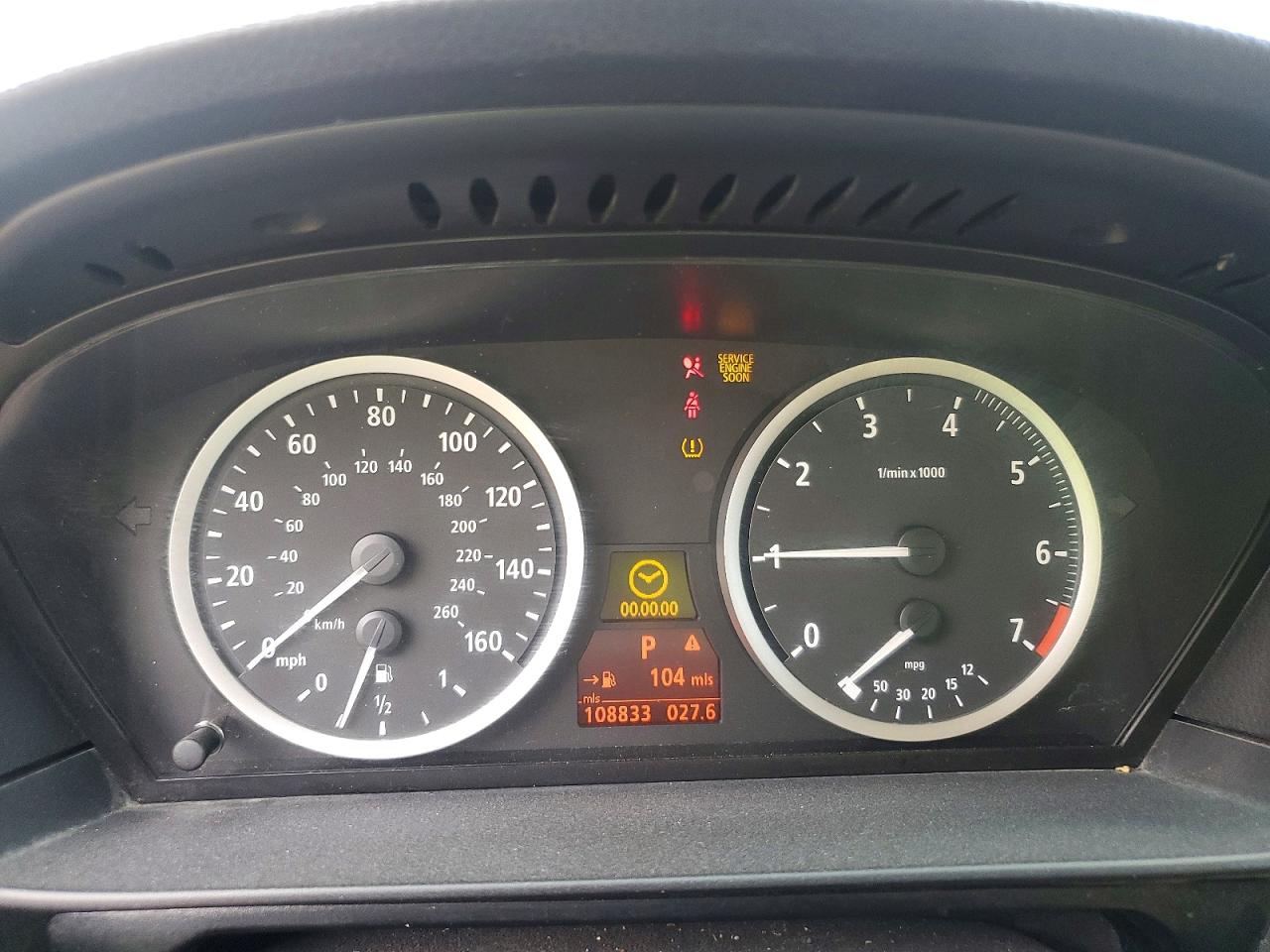 2007 Bmw 550 I Черный vin: WBANB53507CP06315