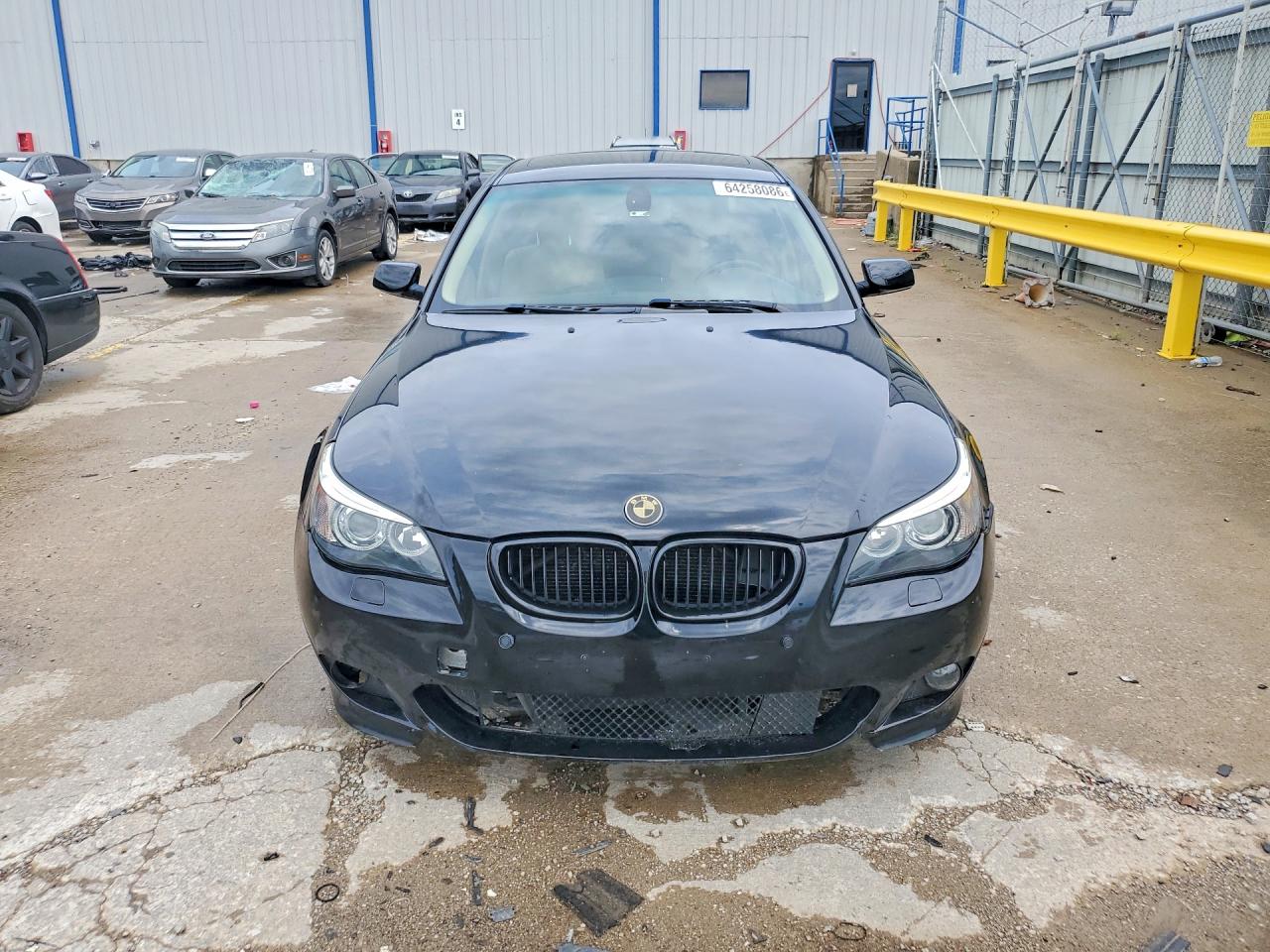 2007 Bmw 550 I Черный vin: WBANB53507CP06315