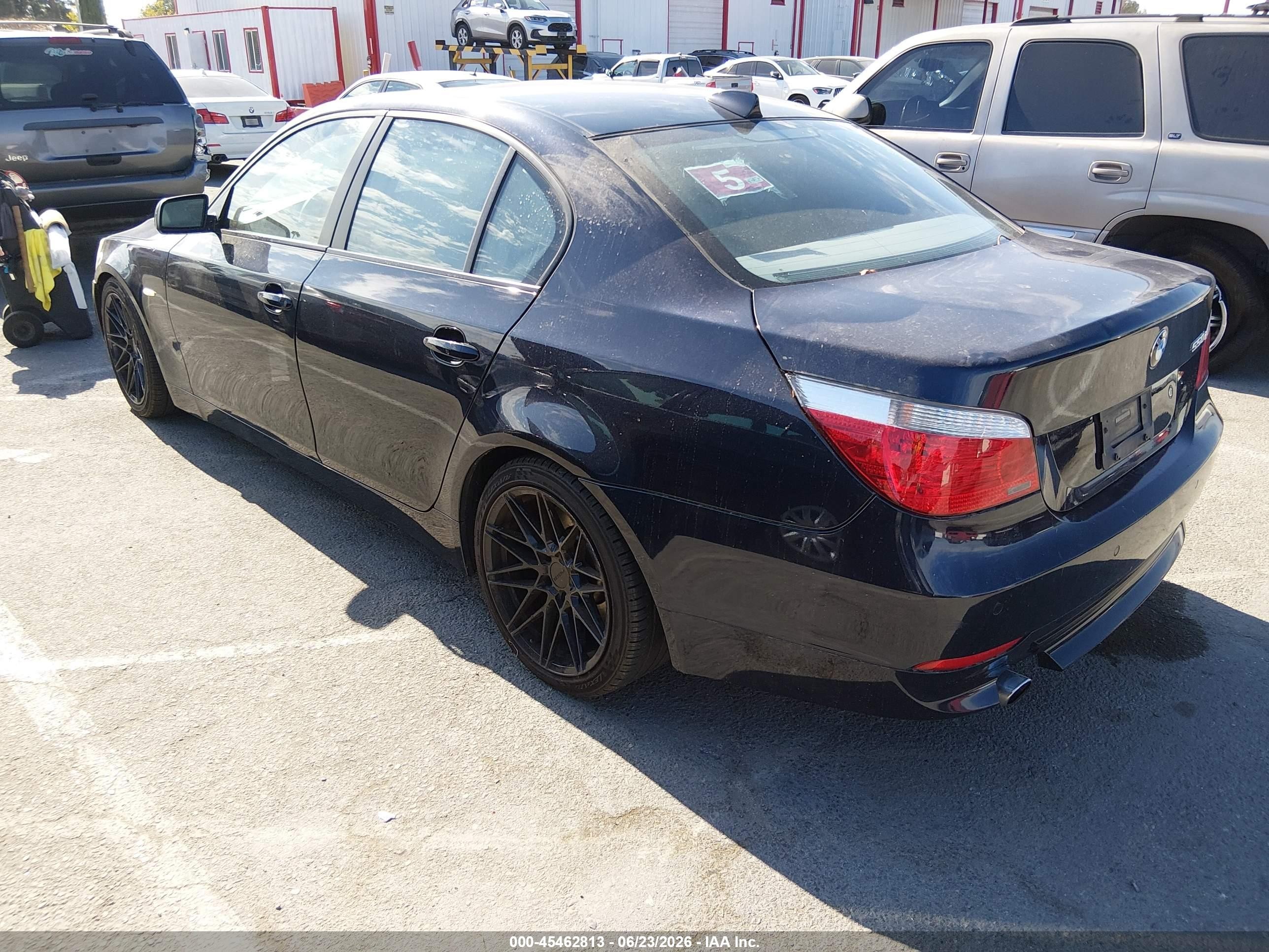 2006 Bmw 550i   Blue vin: WBANB53526CP01289