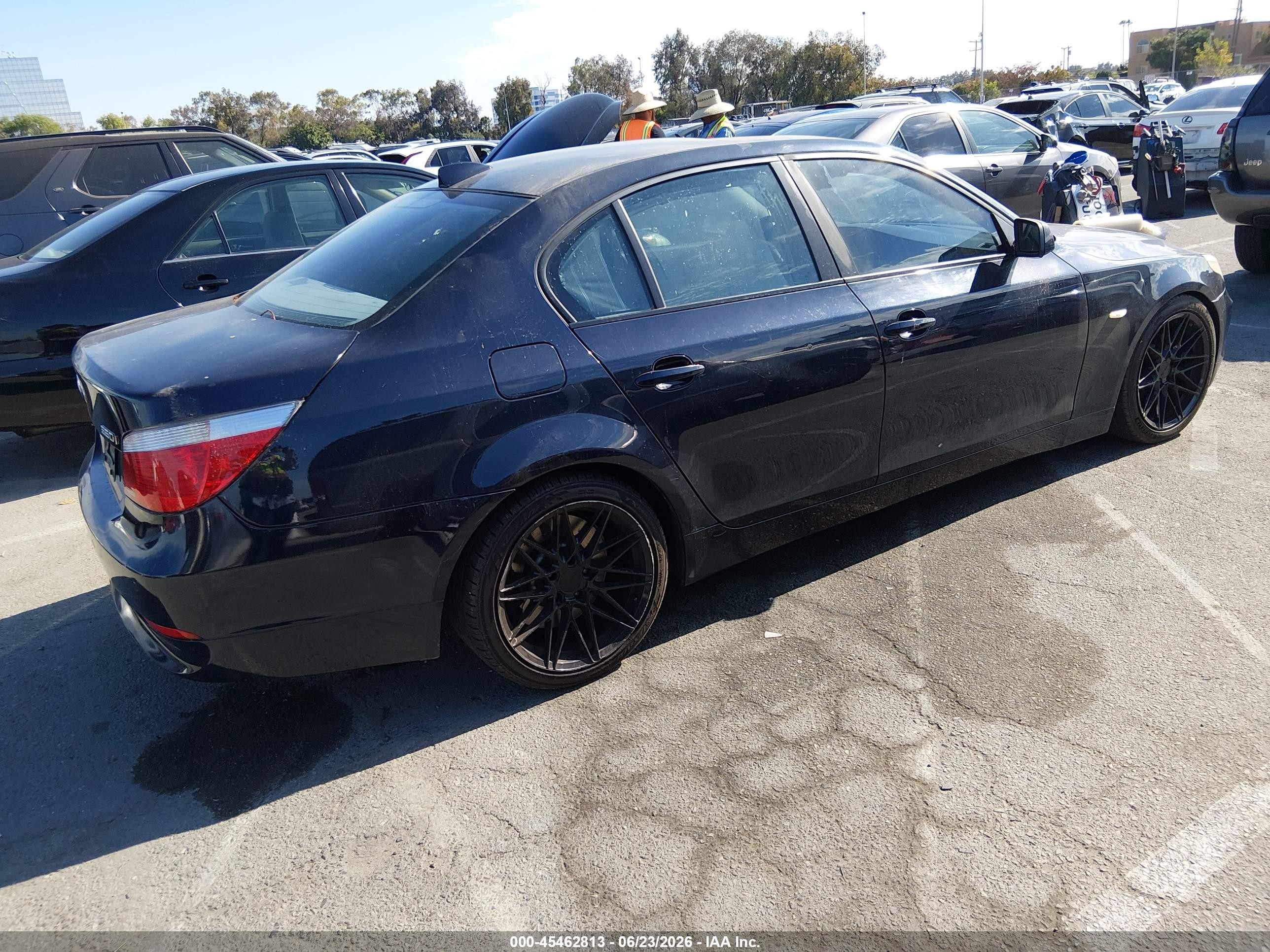 2006 Bmw 550i   Blue vin: WBANB53526CP01289