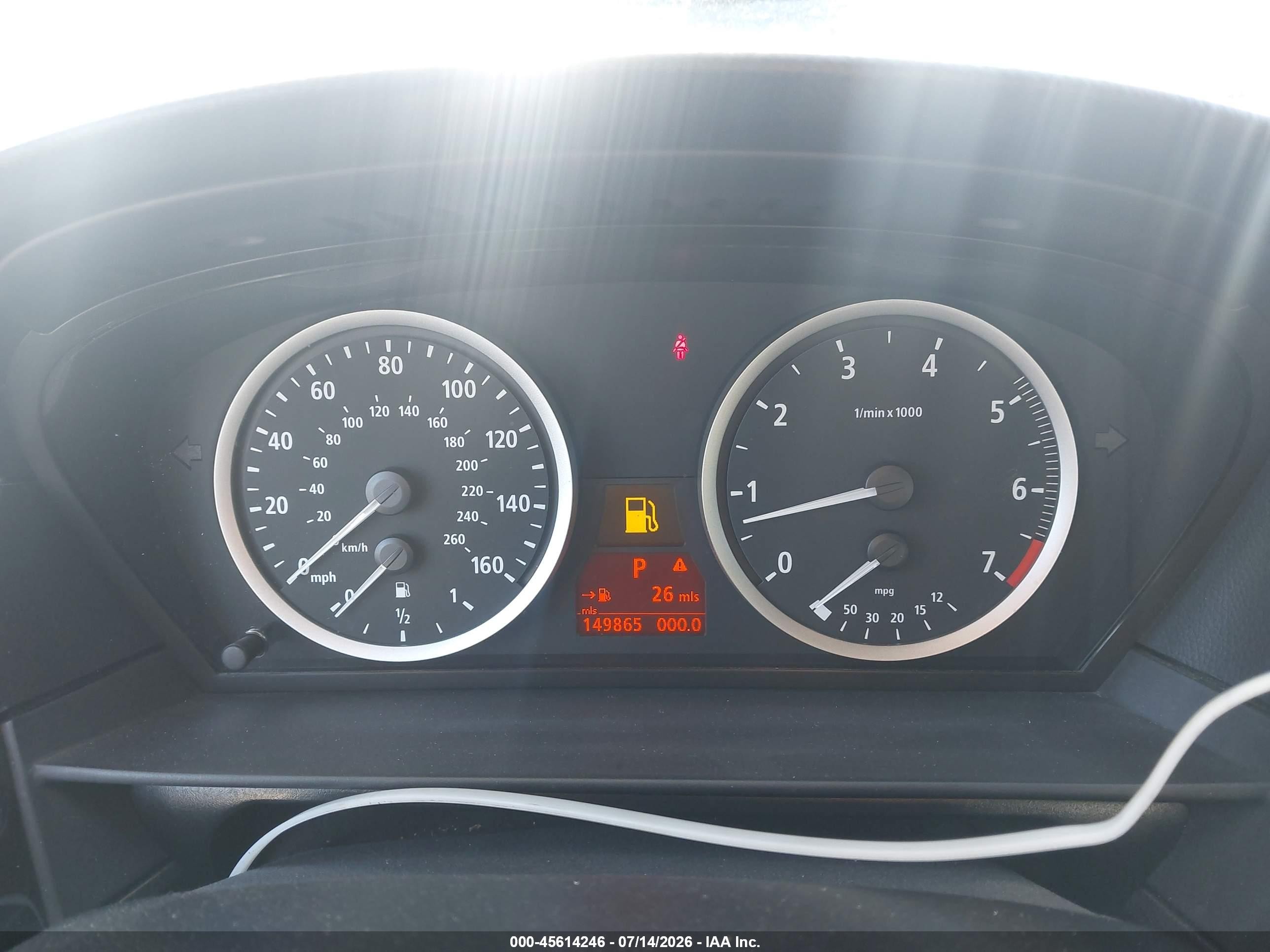 2007 Bmw 550i   White vin: WBANB53547CP07063