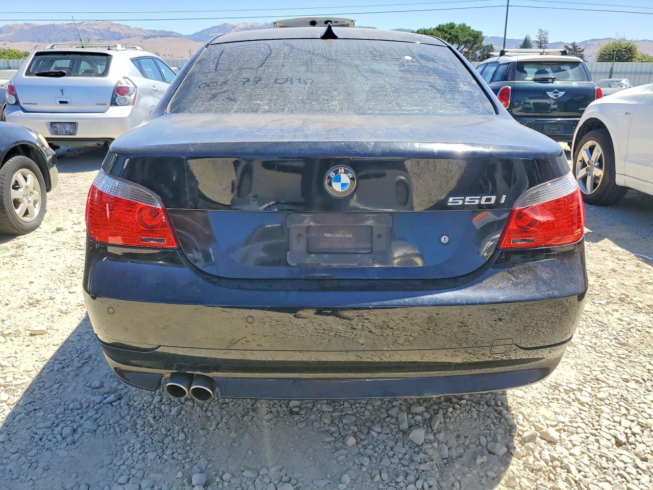 2006 Bmw 550 I Black vin: WBANB53556CP02890