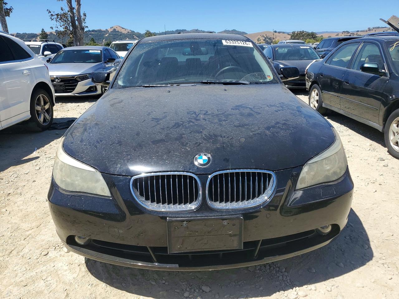 2006 Bmw 550 I Black vin: WBANB53556CP02890