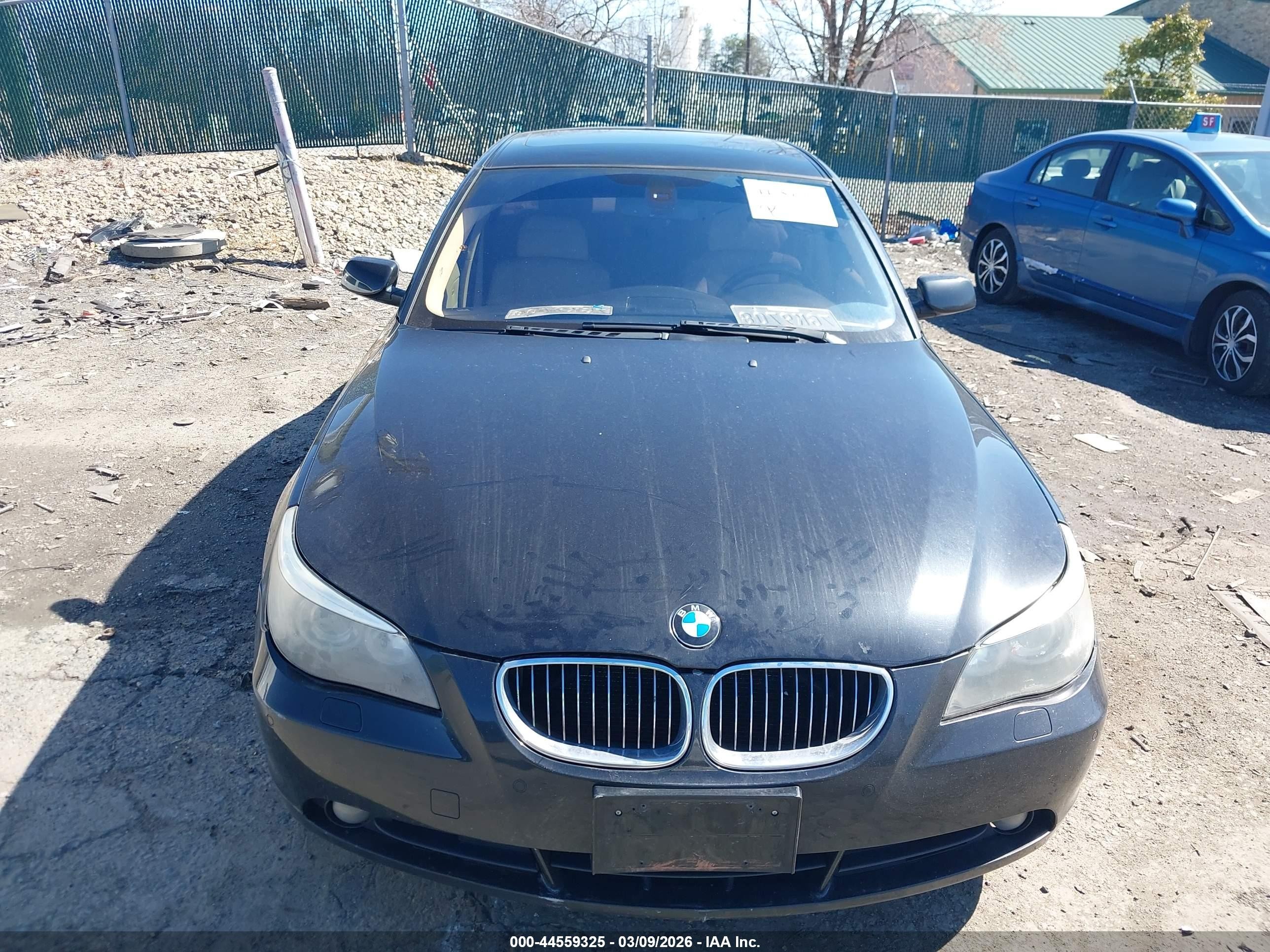 2007 Bmw 550i   Black vin: WBANB53587CP07342