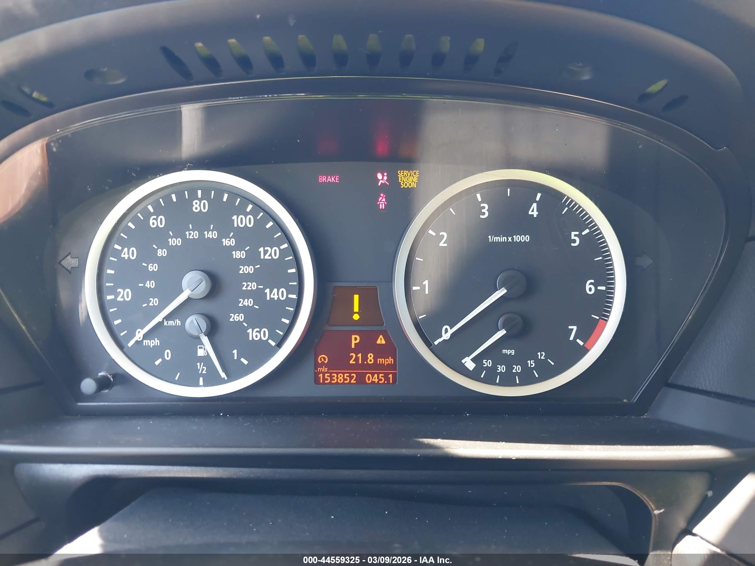 2007 Bmw 550i   Black vin: WBANB53587CP07342