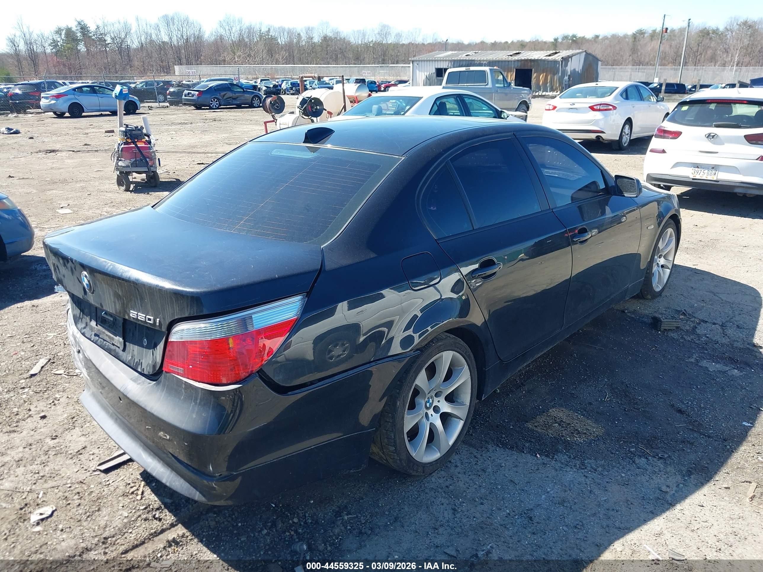 2007 Bmw 550i   Black vin: WBANB53587CP07342