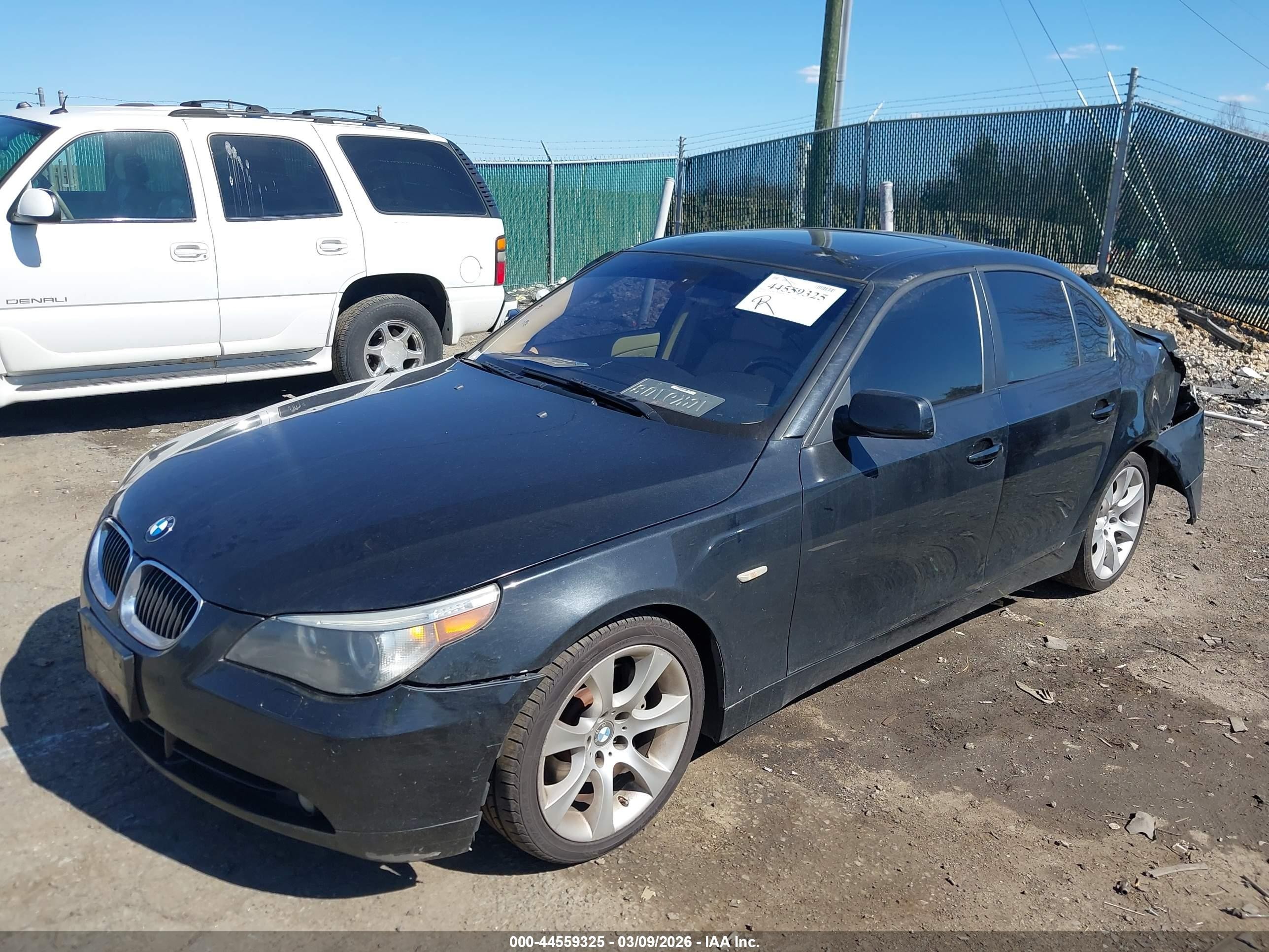 2007 Bmw 550i   Black vin: WBANB53587CP07342