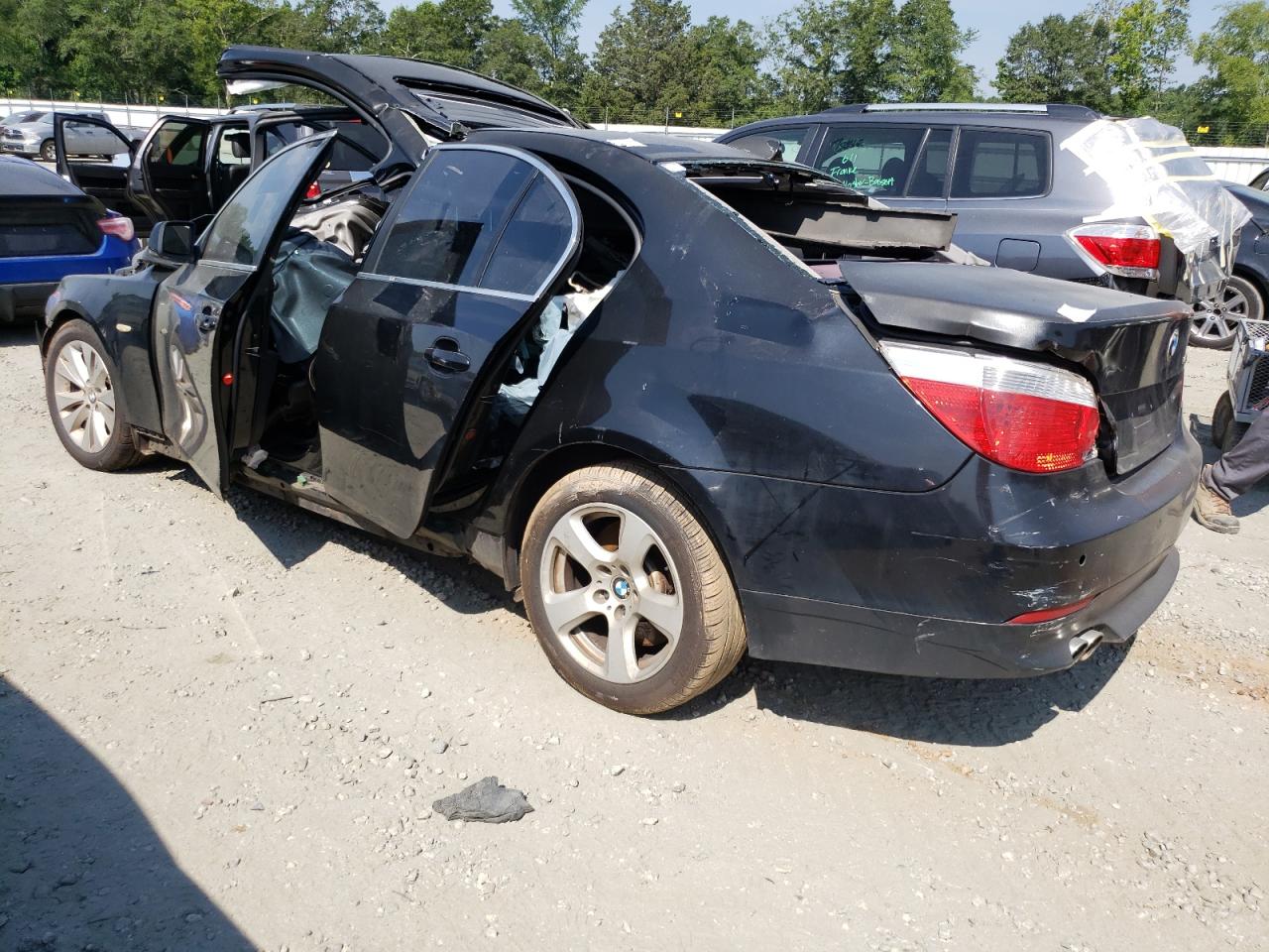 2006 Bmw 550 I Black vin: WBANB535X6CP02240