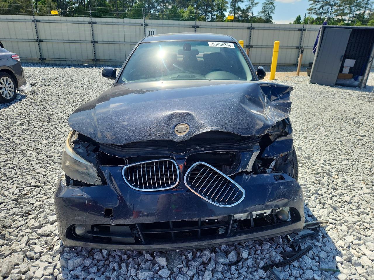 2007 Bmw 525 I Black vin: WBANE53507CY07233