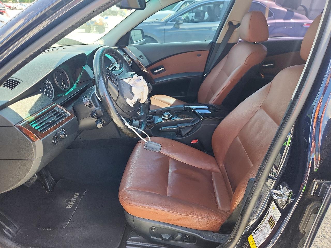 2007 Bmw 525 I Black vin: WBANE53507CY07233