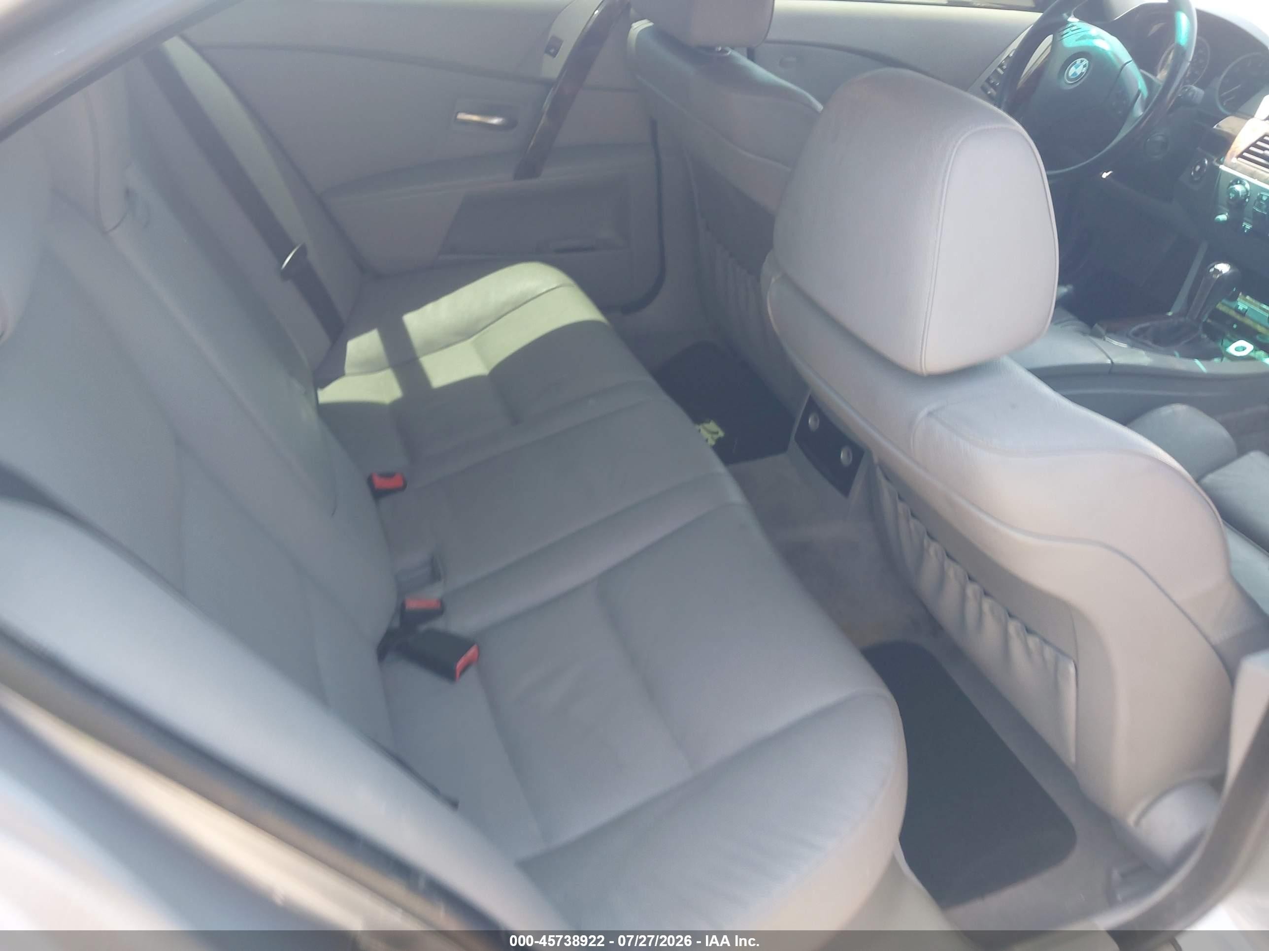 2006 Bmw 525i   Silver vin: WBANE53516CK91687