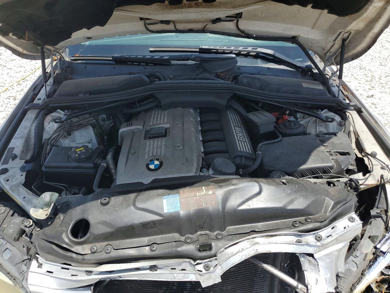 2006 Bmw 525 I Silver vin: WBANE53526CK90614