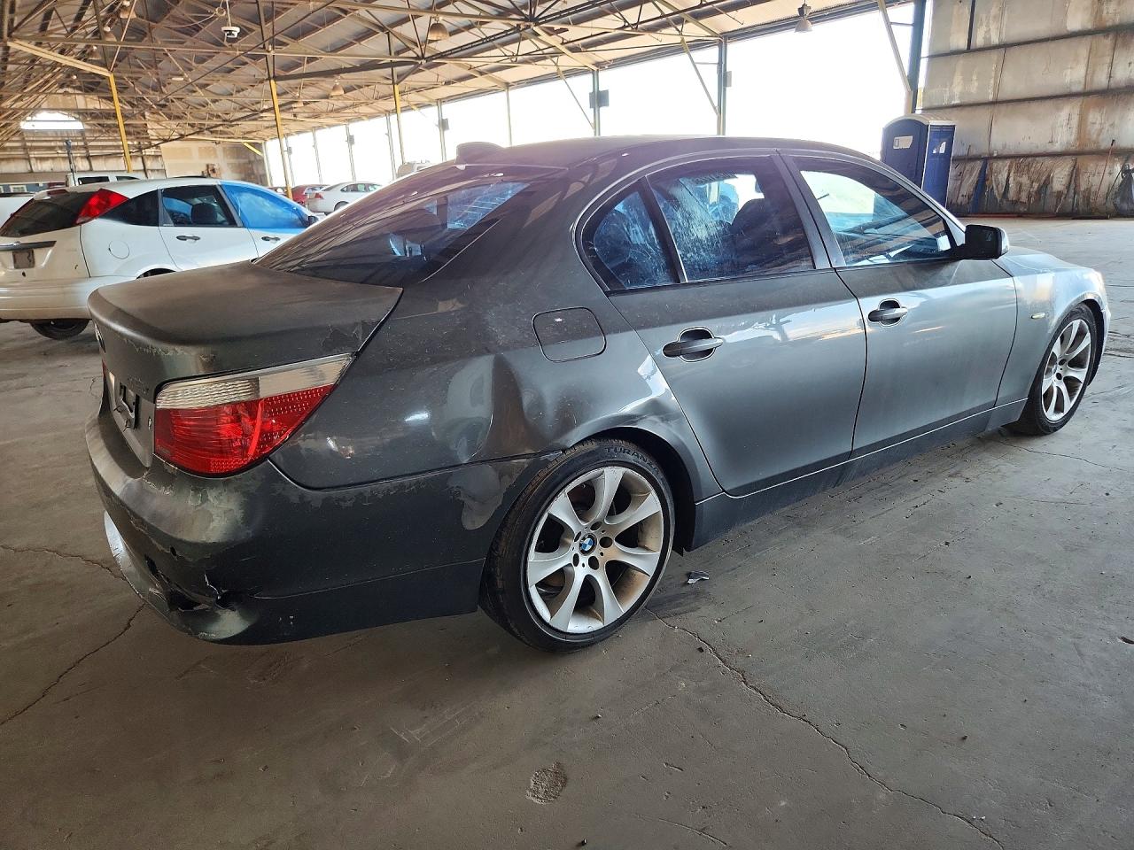 2007 Bmw 525 I Серый vin: WBANE53537CY04441