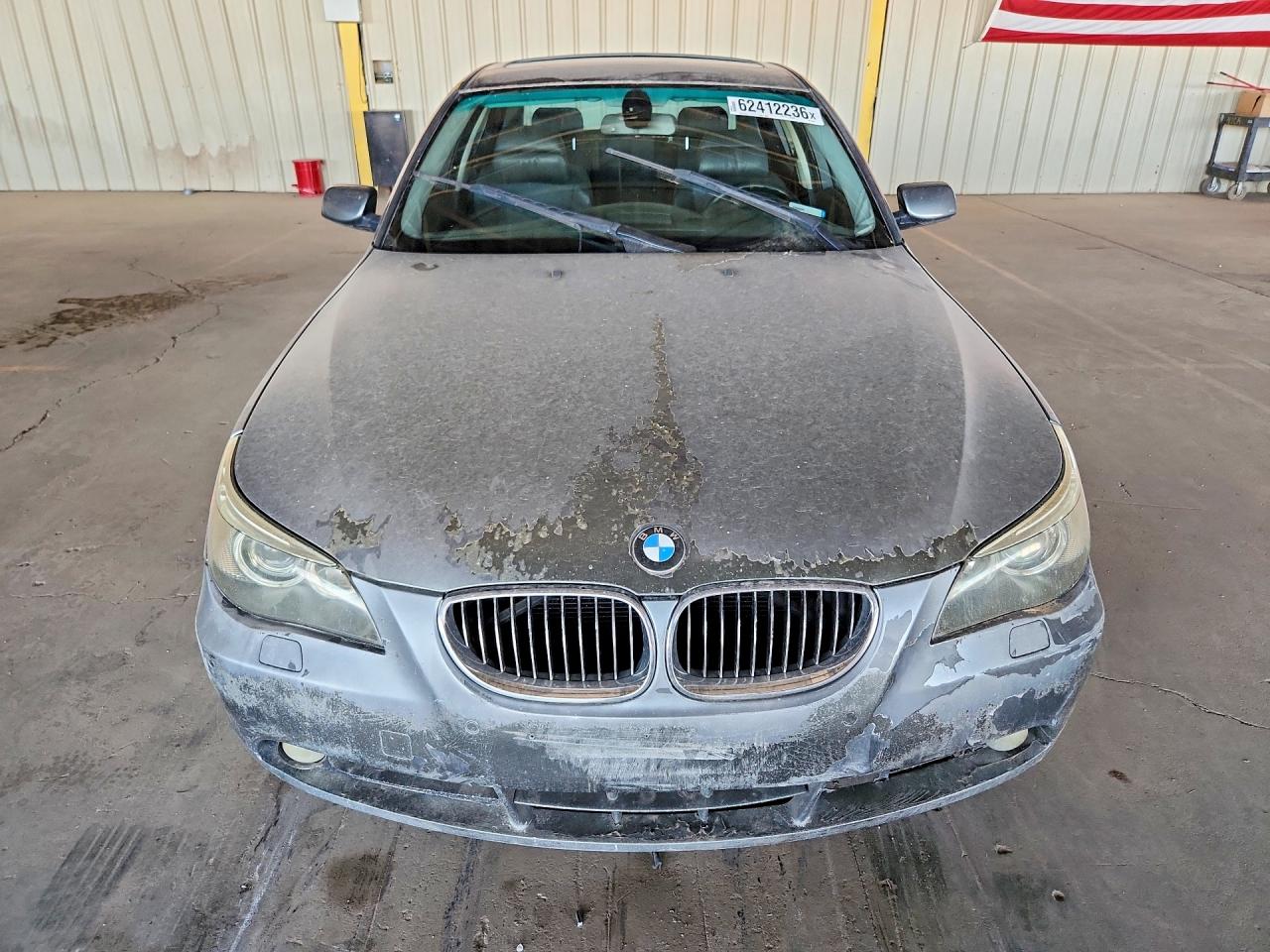 2007 Bmw 525 I Серый vin: WBANE53537CY04441