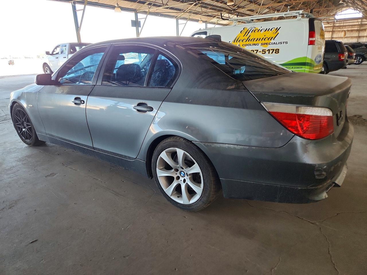 2007 Bmw 525 I Серый vin: WBANE53537CY04441