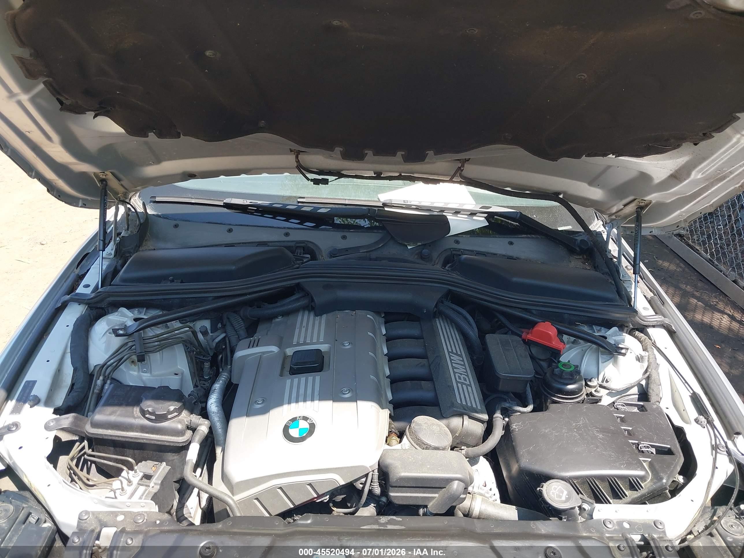 2006 Bmw 525i   Silver vin: WBANE53546CK79839