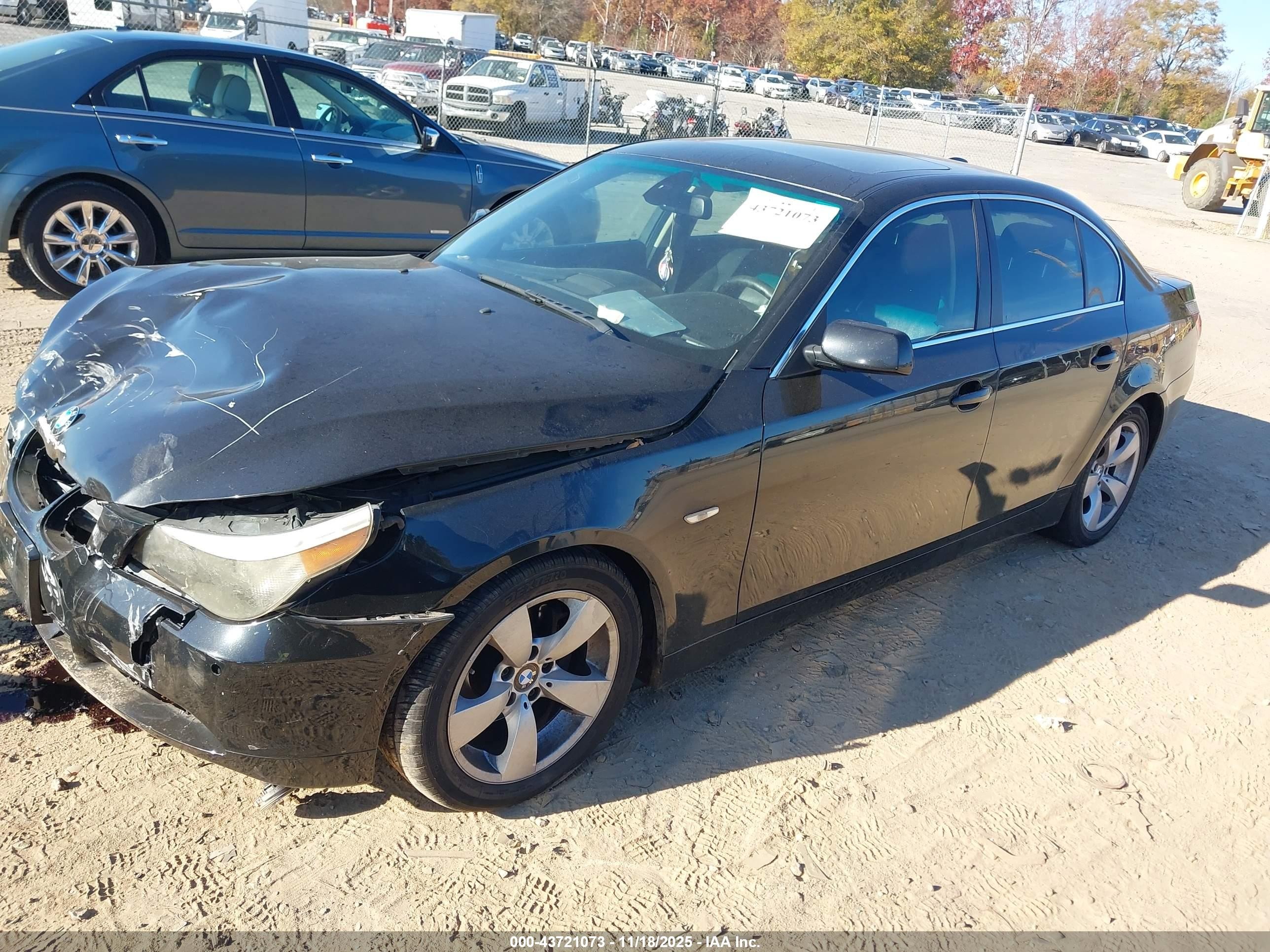 2006 Bmw 525i   Black vin: WBANE53546CK88640