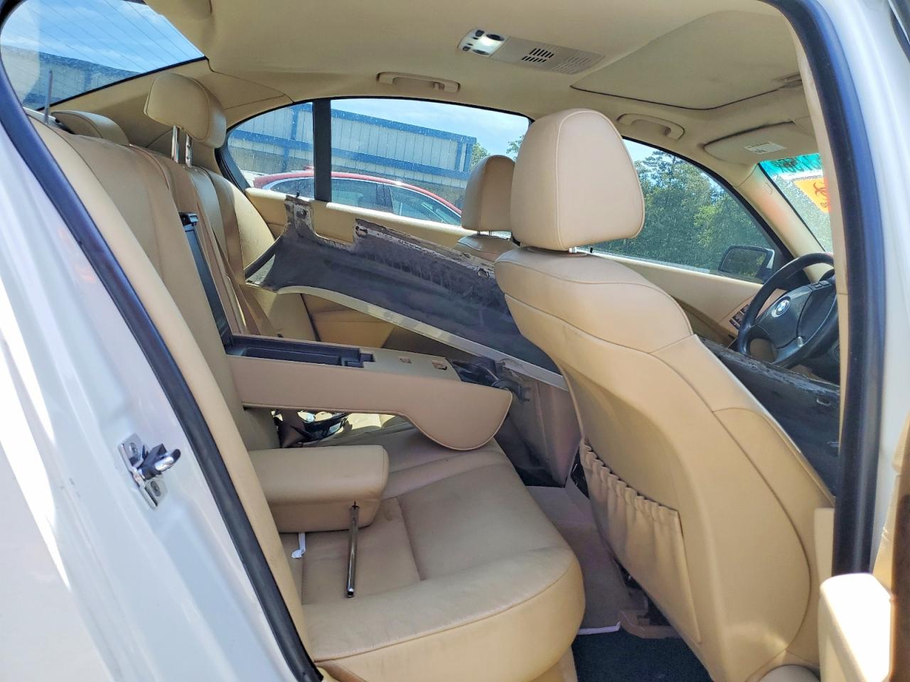 2007 Bmw 525 I White vin: WBANE53547CW64044