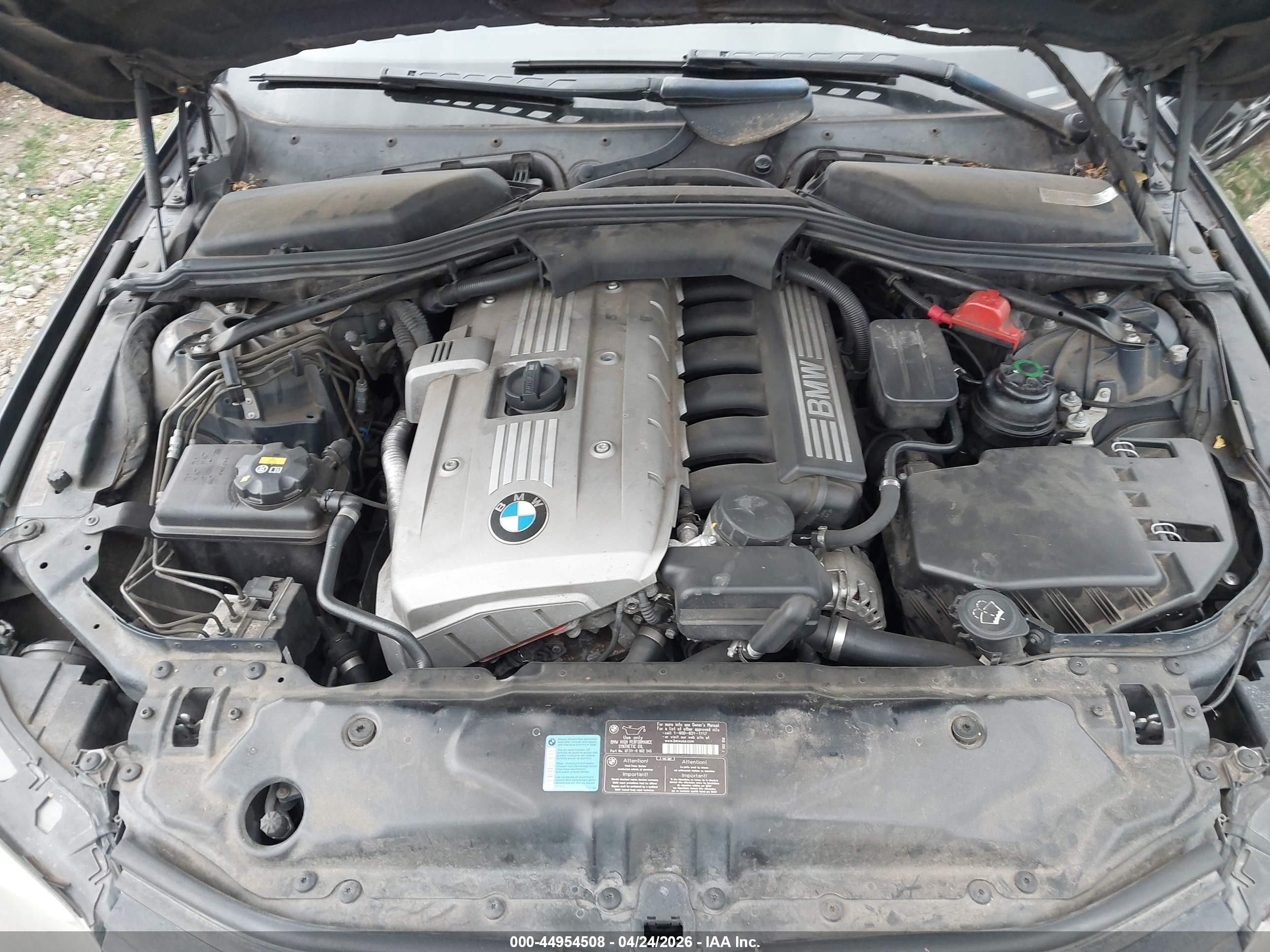 2007 Bmw 525i Blue vin: WBANE53547CW66280