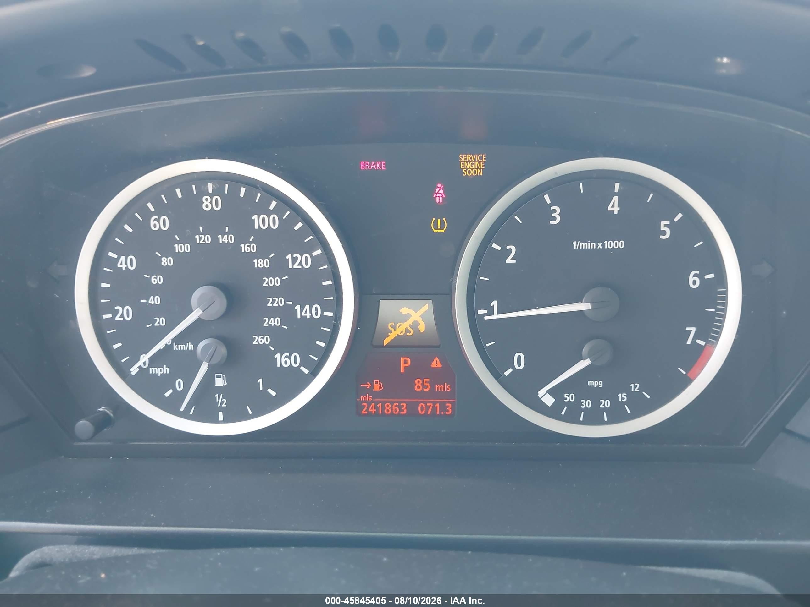 2007 Bmw 525i   Blue vin: WBANE53557CW59760