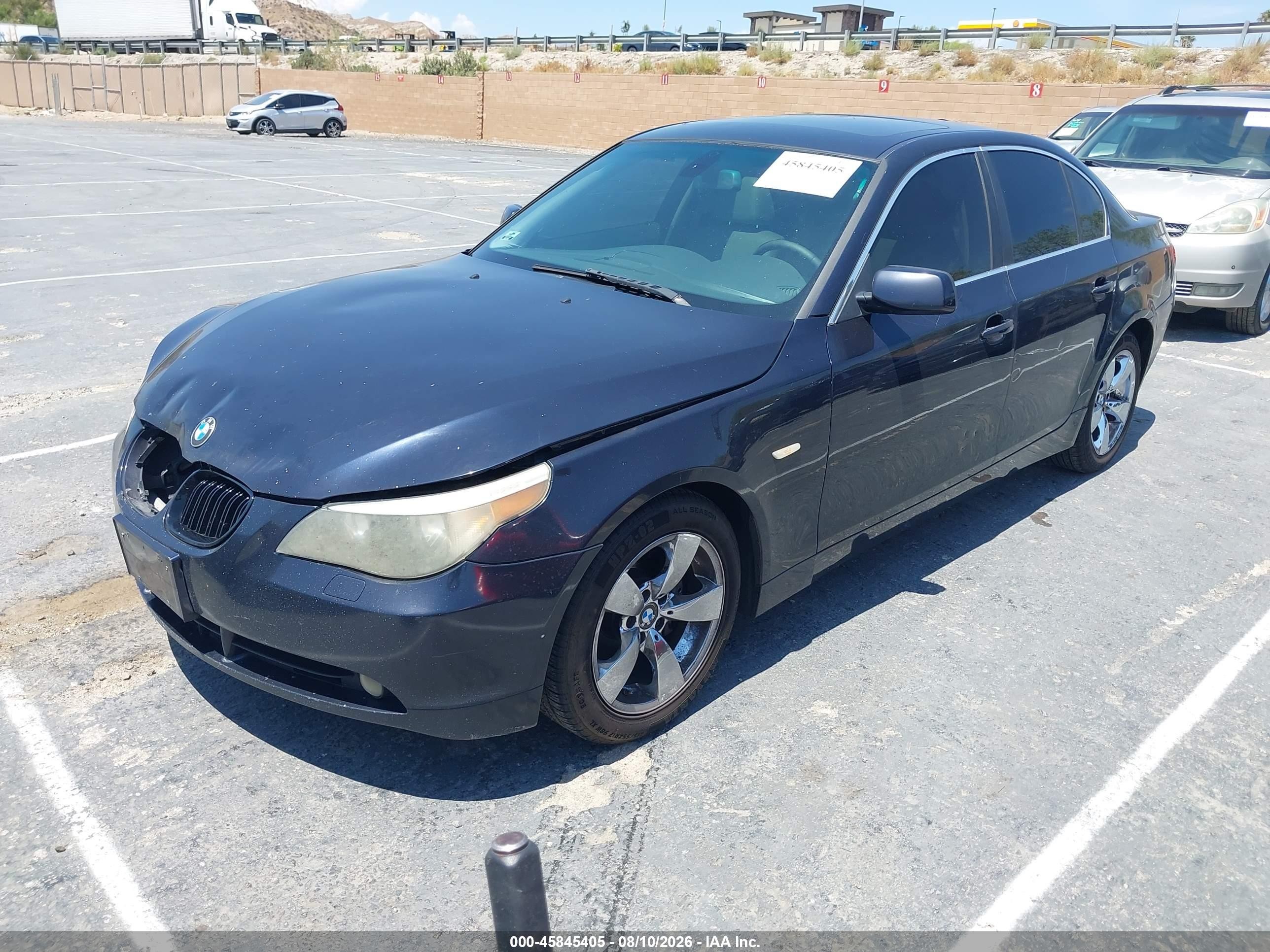 2007 Bmw 525i   Blue vin: WBANE53557CW59760