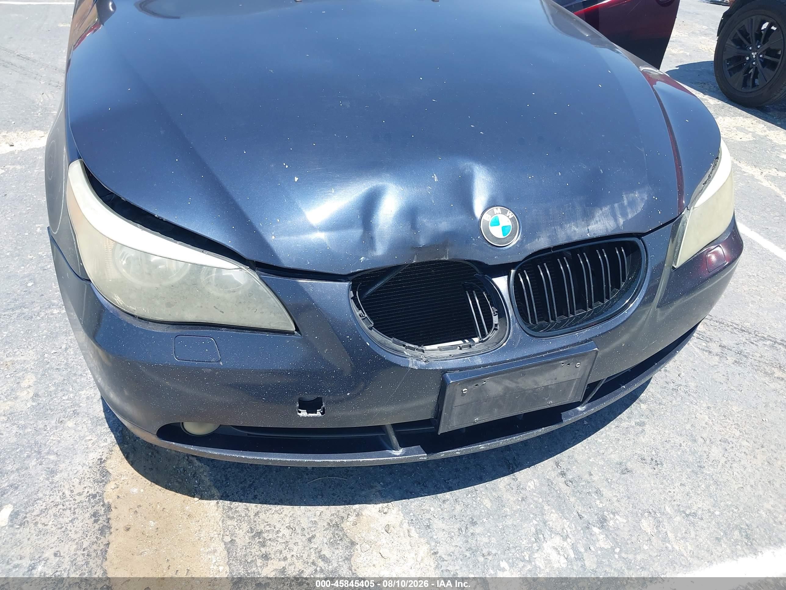 2007 Bmw 525i   Blue vin: WBANE53557CW59760