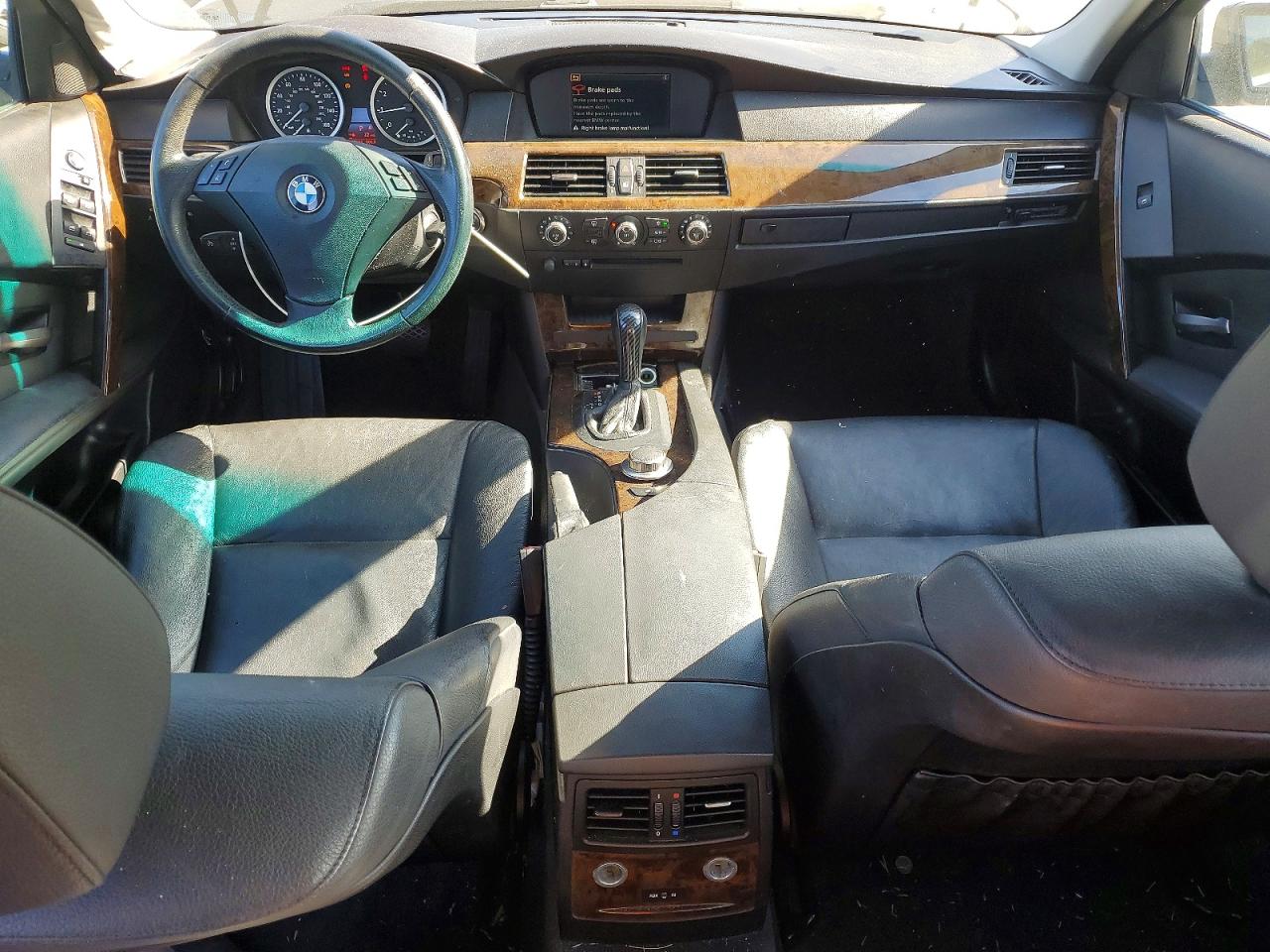 2007 Bmw 525 I Черный vin: WBANE53557CW63694