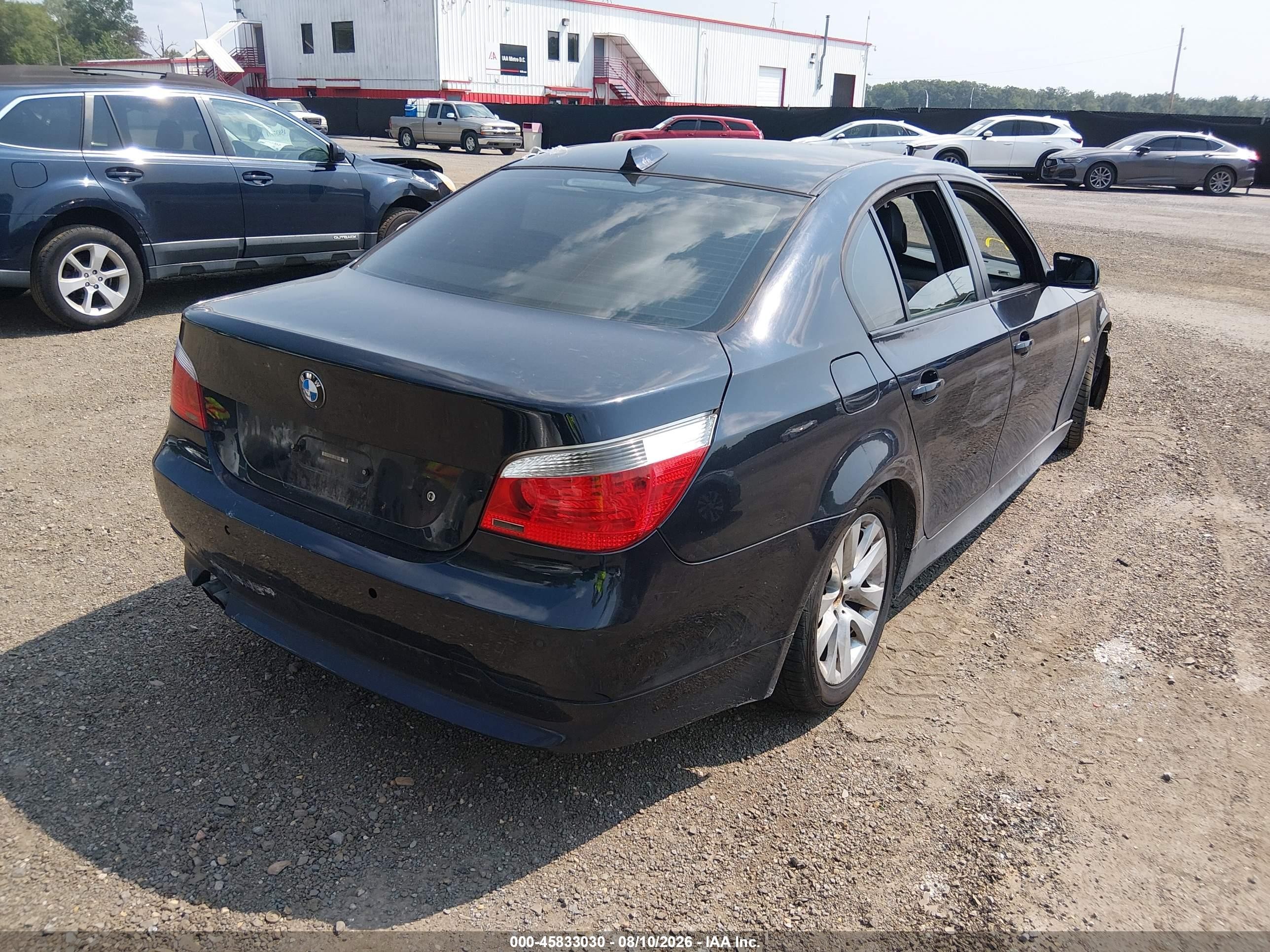 2007 Bmw 525i   Gray vin: WBANE53557CY05817