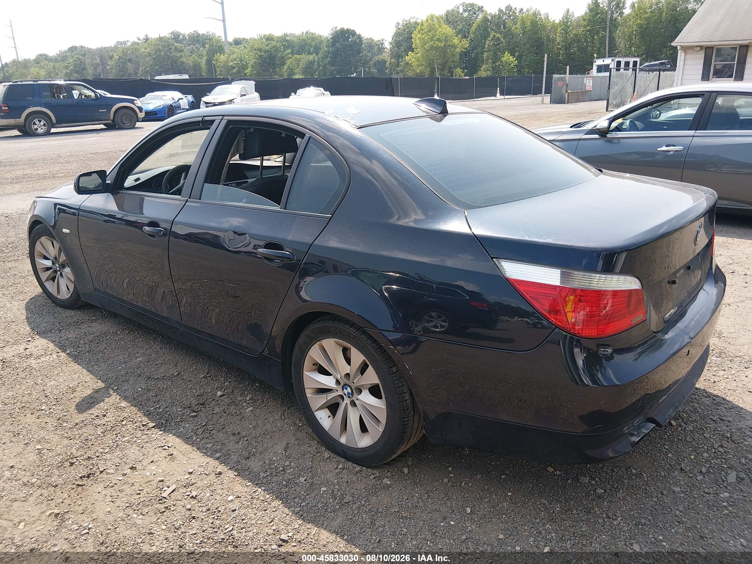 2007 Bmw 525i   Gray vin: WBANE53557CY05817
