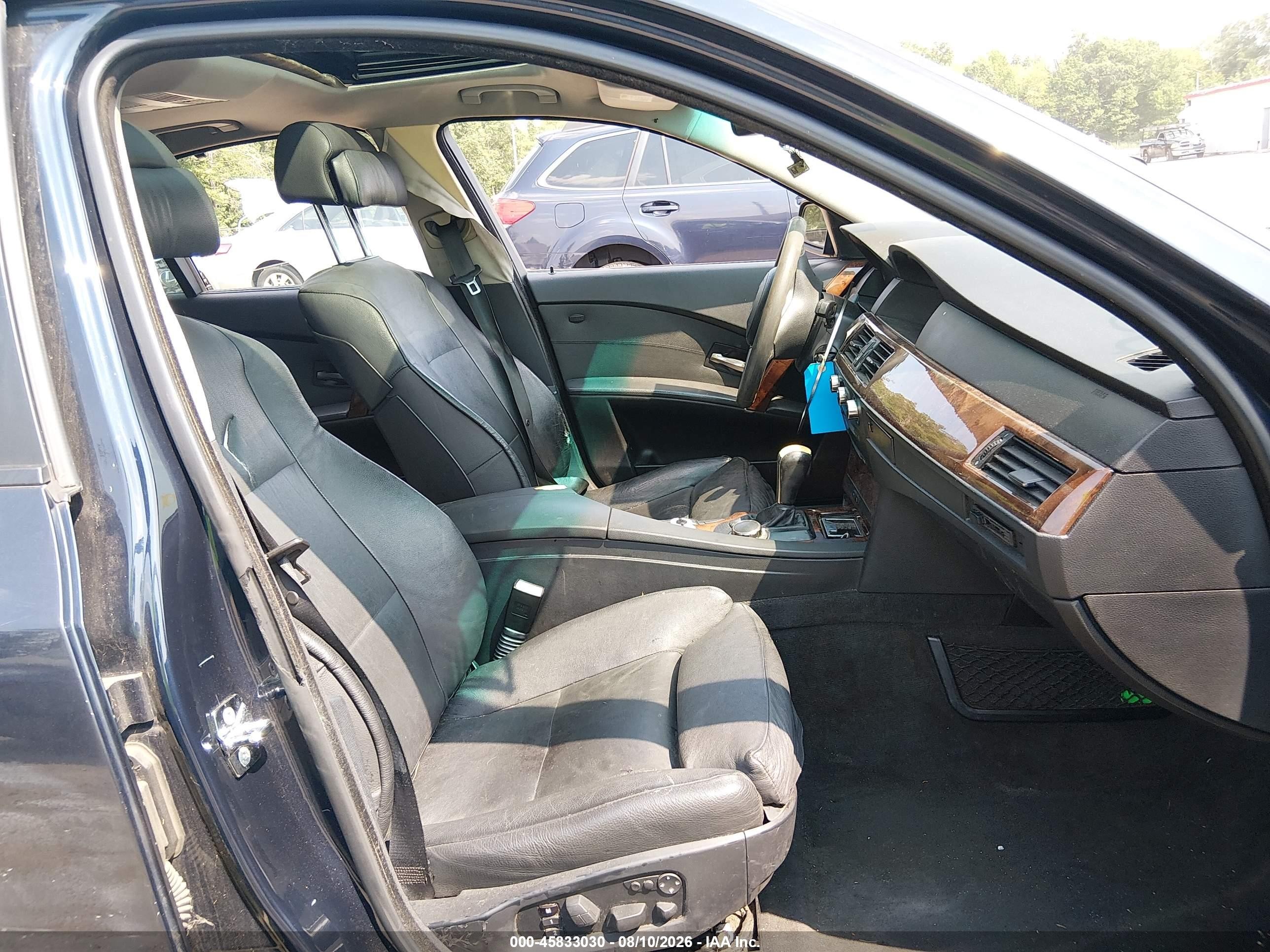 2007 Bmw 525i   Gray vin: WBANE53557CY05817