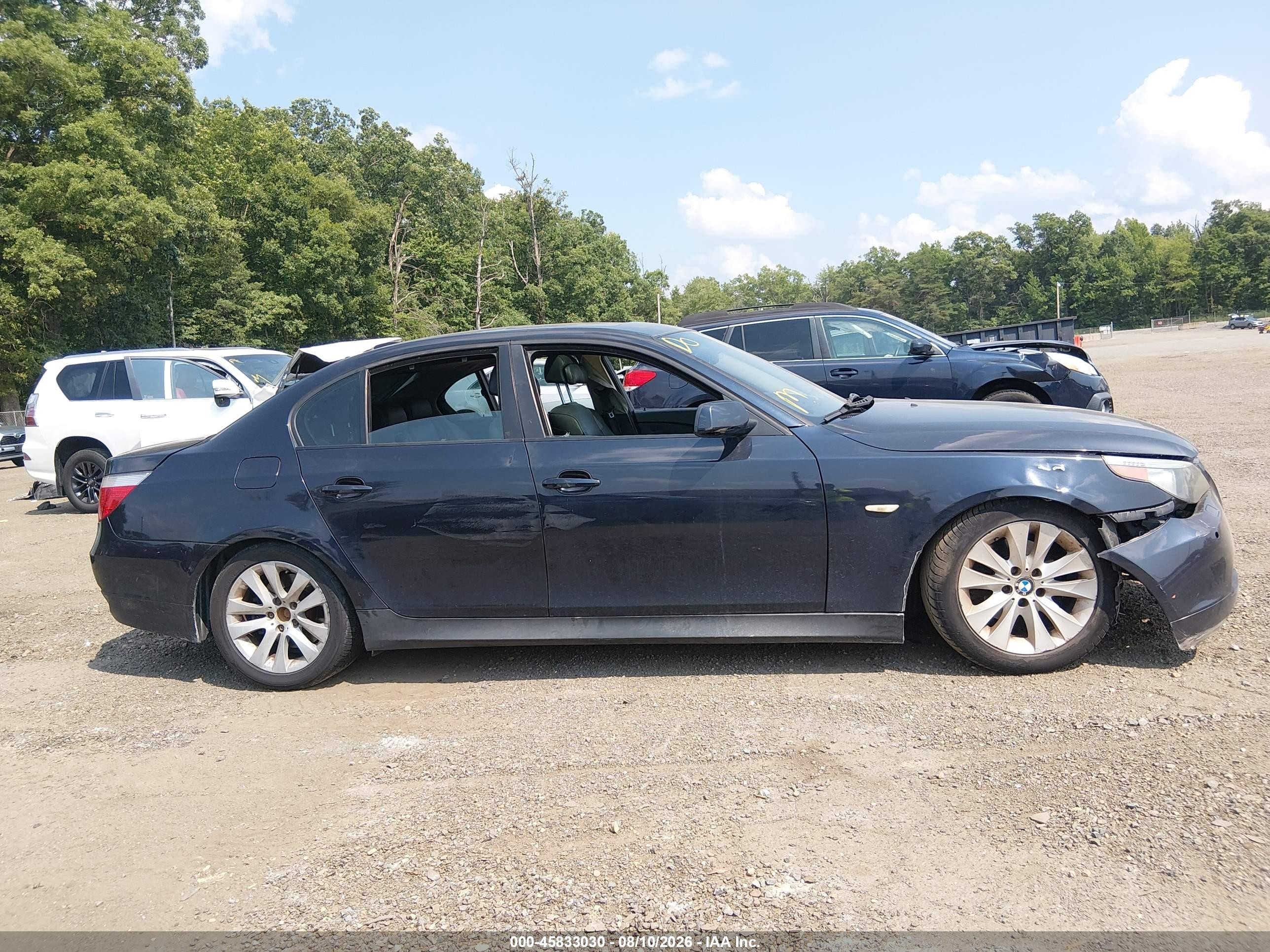 2007 Bmw 525i   Gray vin: WBANE53557CY05817