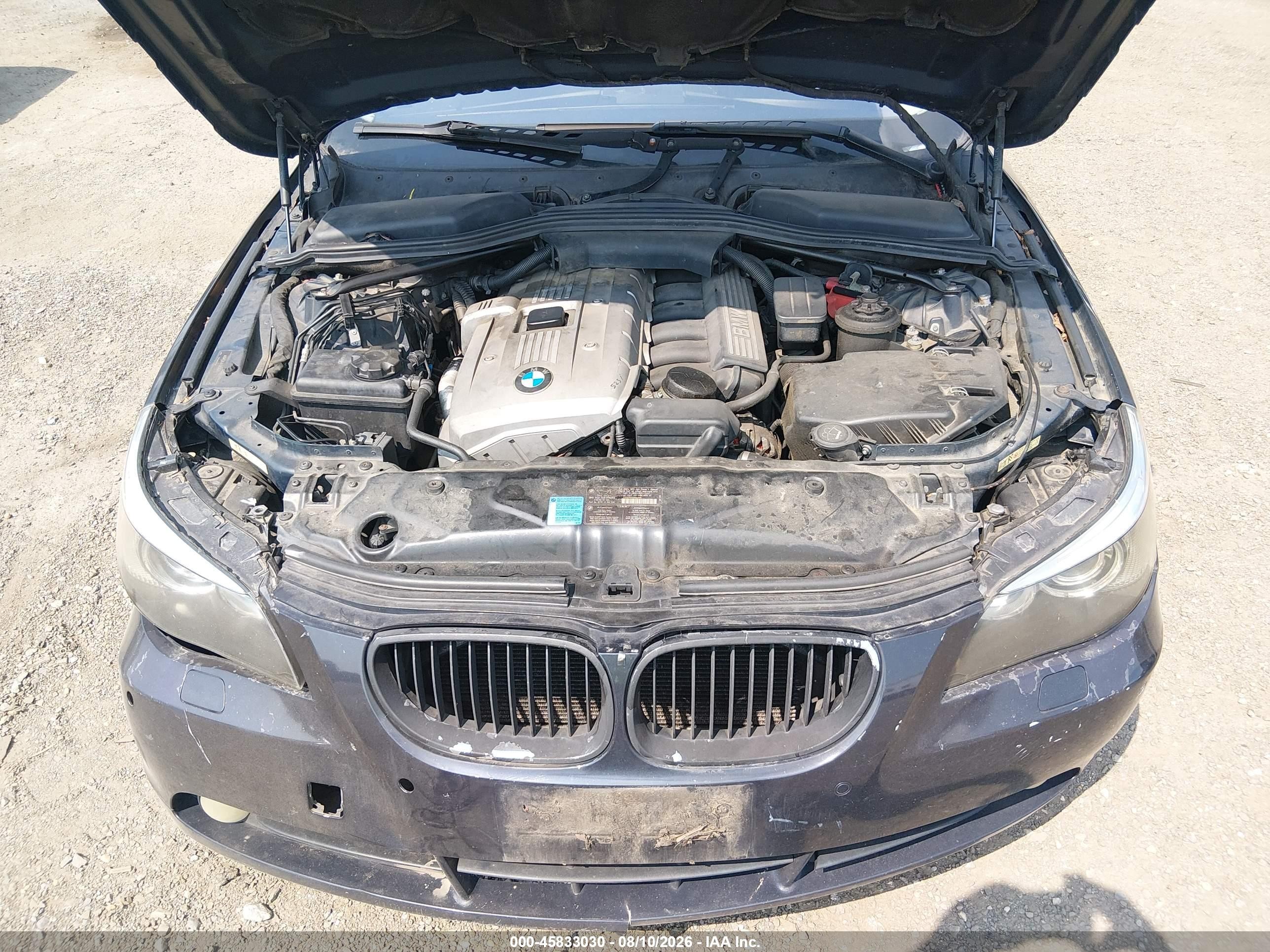 2007 Bmw 525i   Gray vin: WBANE53557CY05817