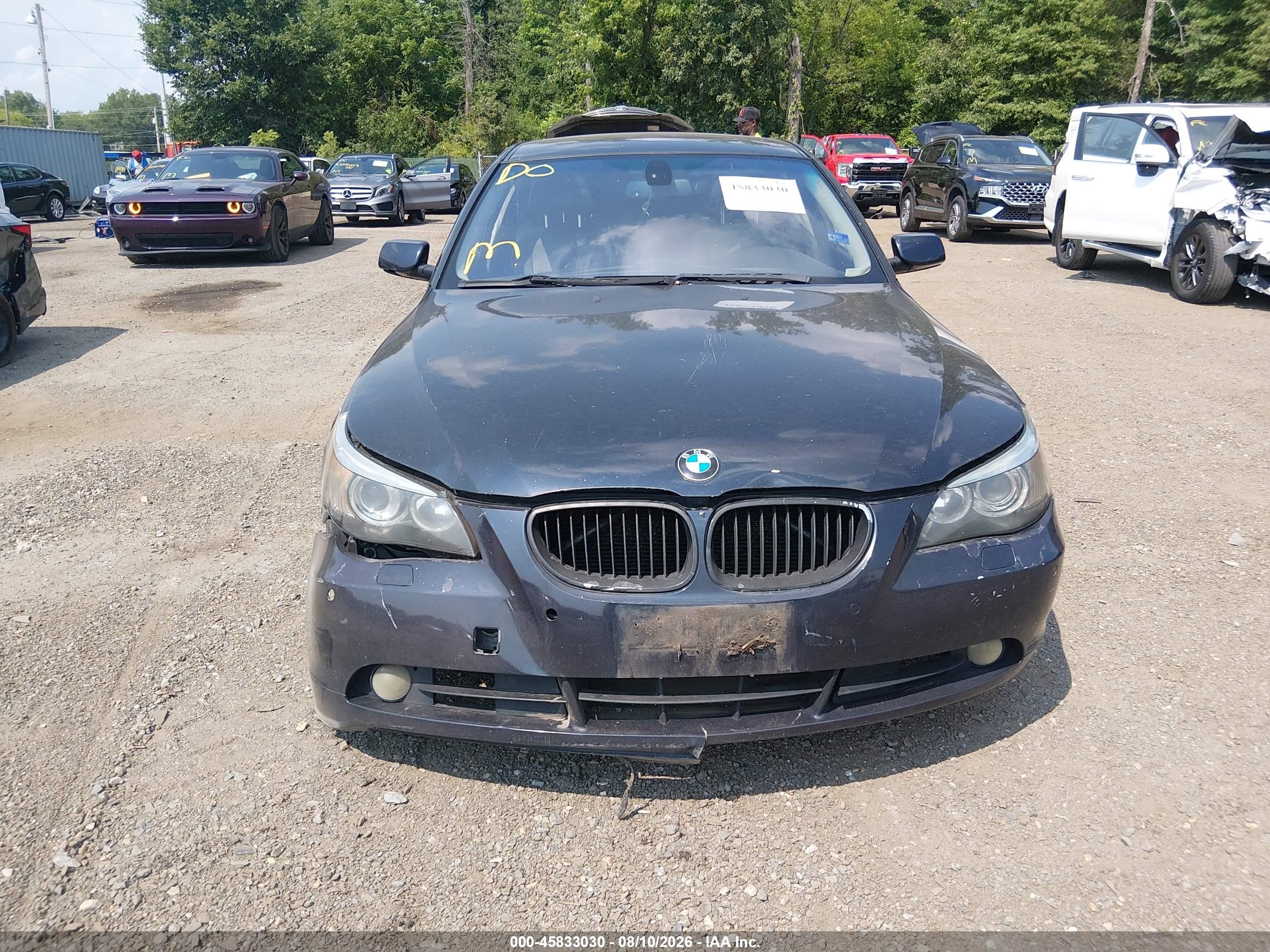 2007 Bmw 525i   Gray vin: WBANE53557CY05817