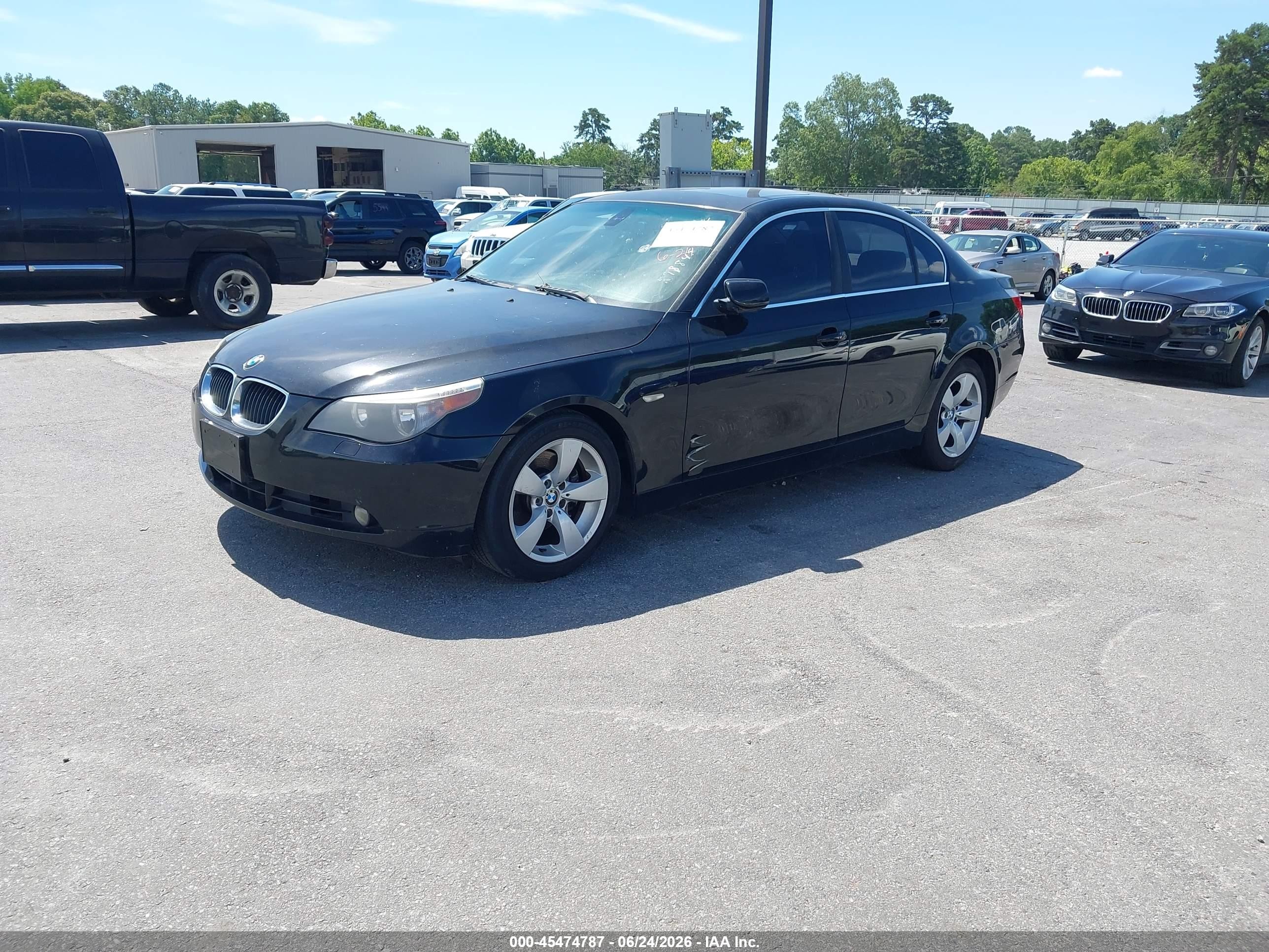 2006 Bmw 525i   Black vin: WBANE53566CK78854