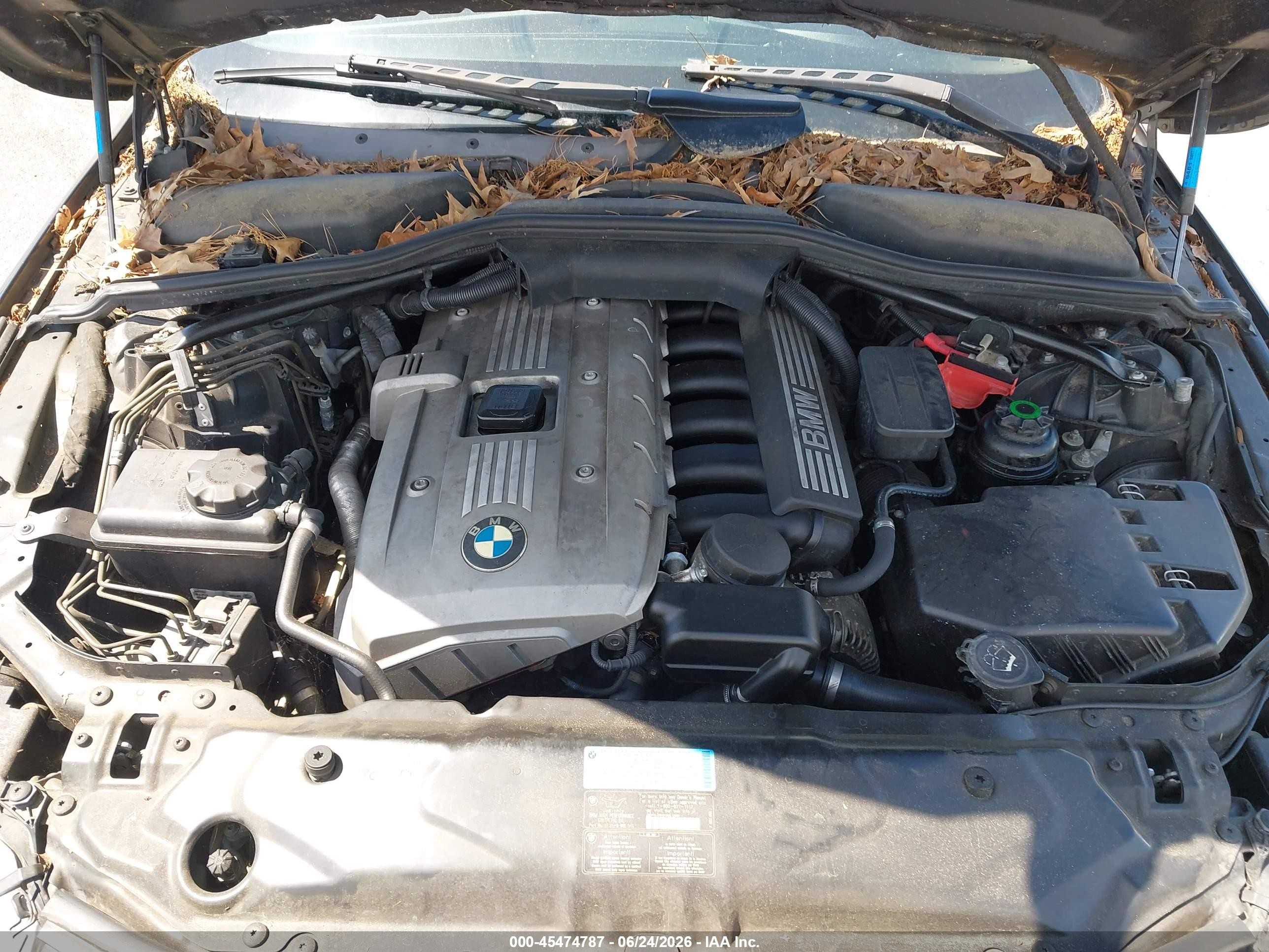 2006 Bmw 525i   Black vin: WBANE53566CK78854