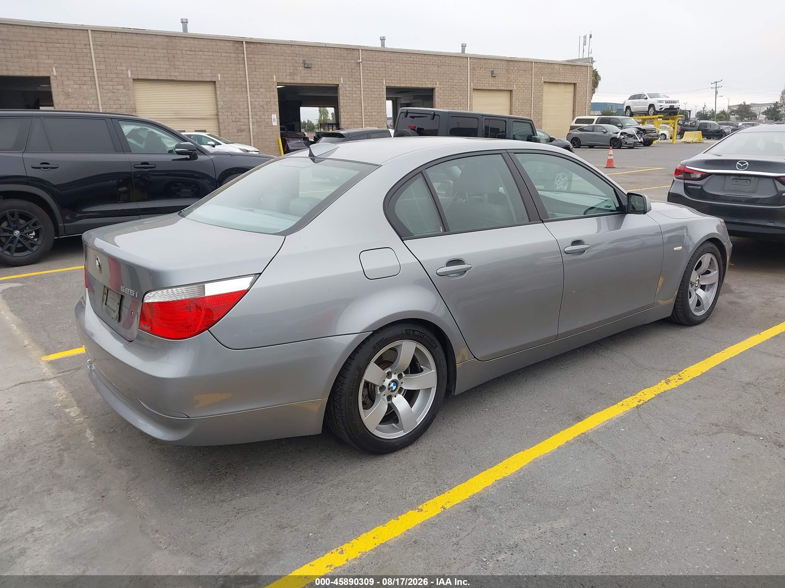 2006 Bmw 525i   Gray vin: WBANE53576CK84758