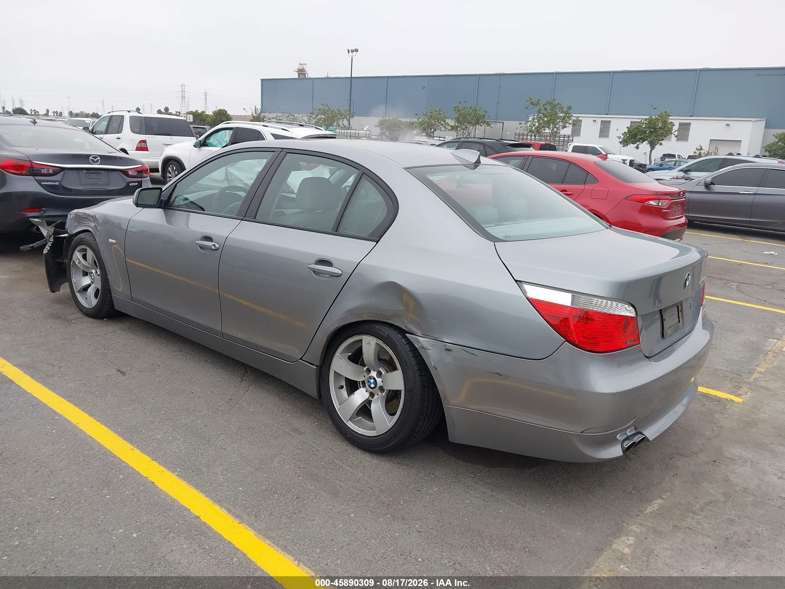 2006 Bmw 525i   Gray vin: WBANE53576CK84758