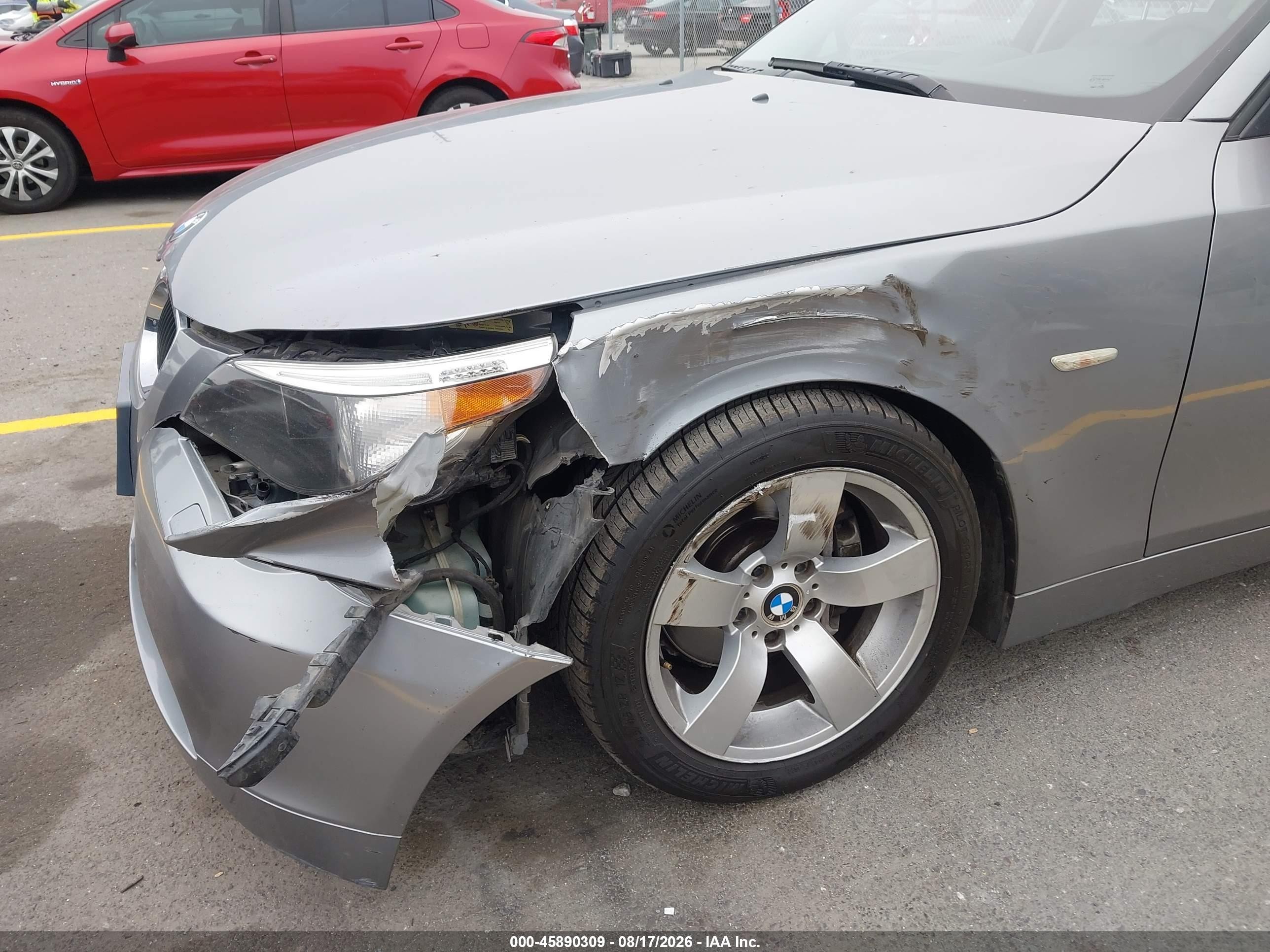2006 Bmw 525i   Gray vin: WBANE53576CK84758