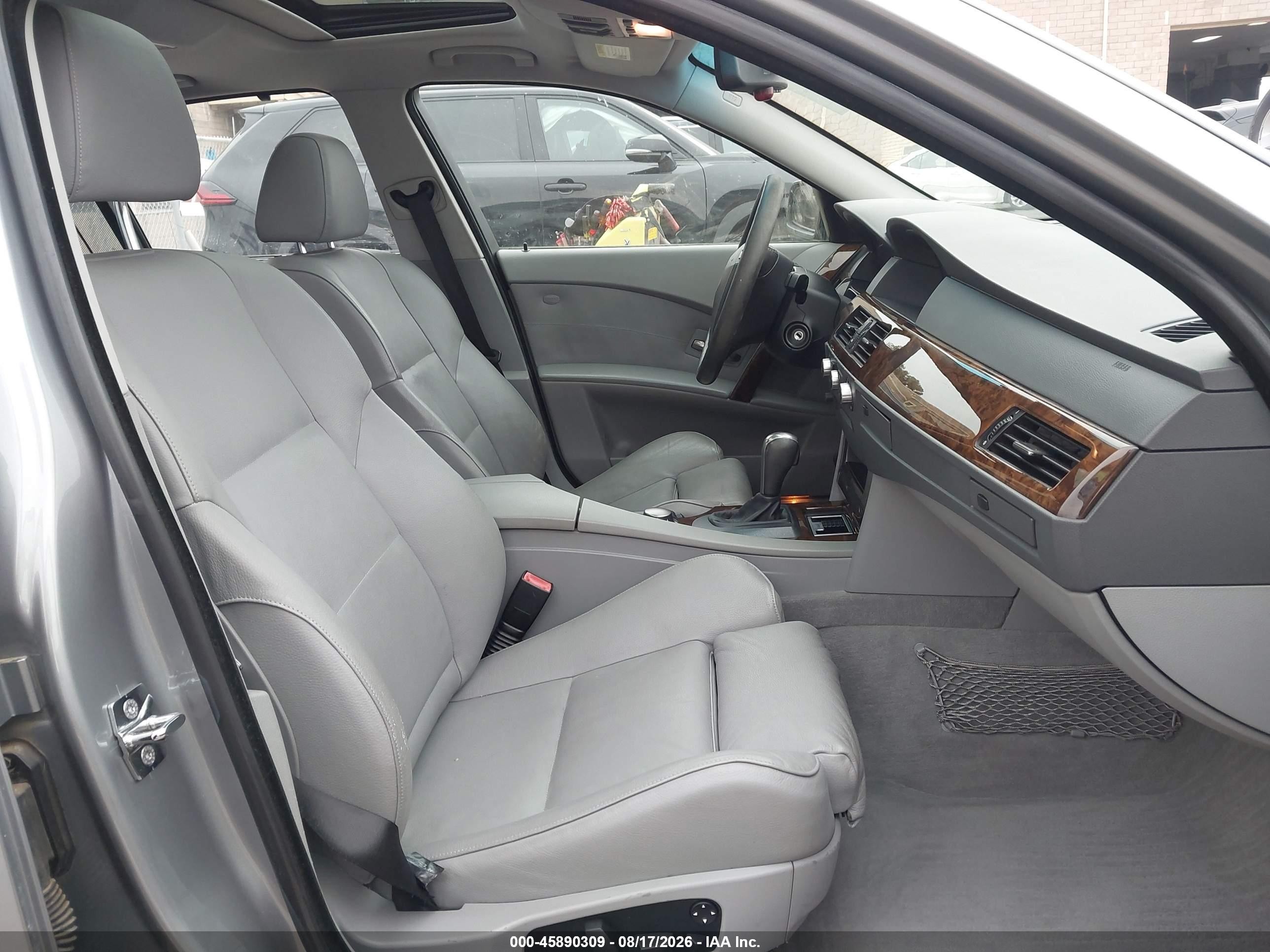 2006 Bmw 525i   Gray vin: WBANE53576CK84758