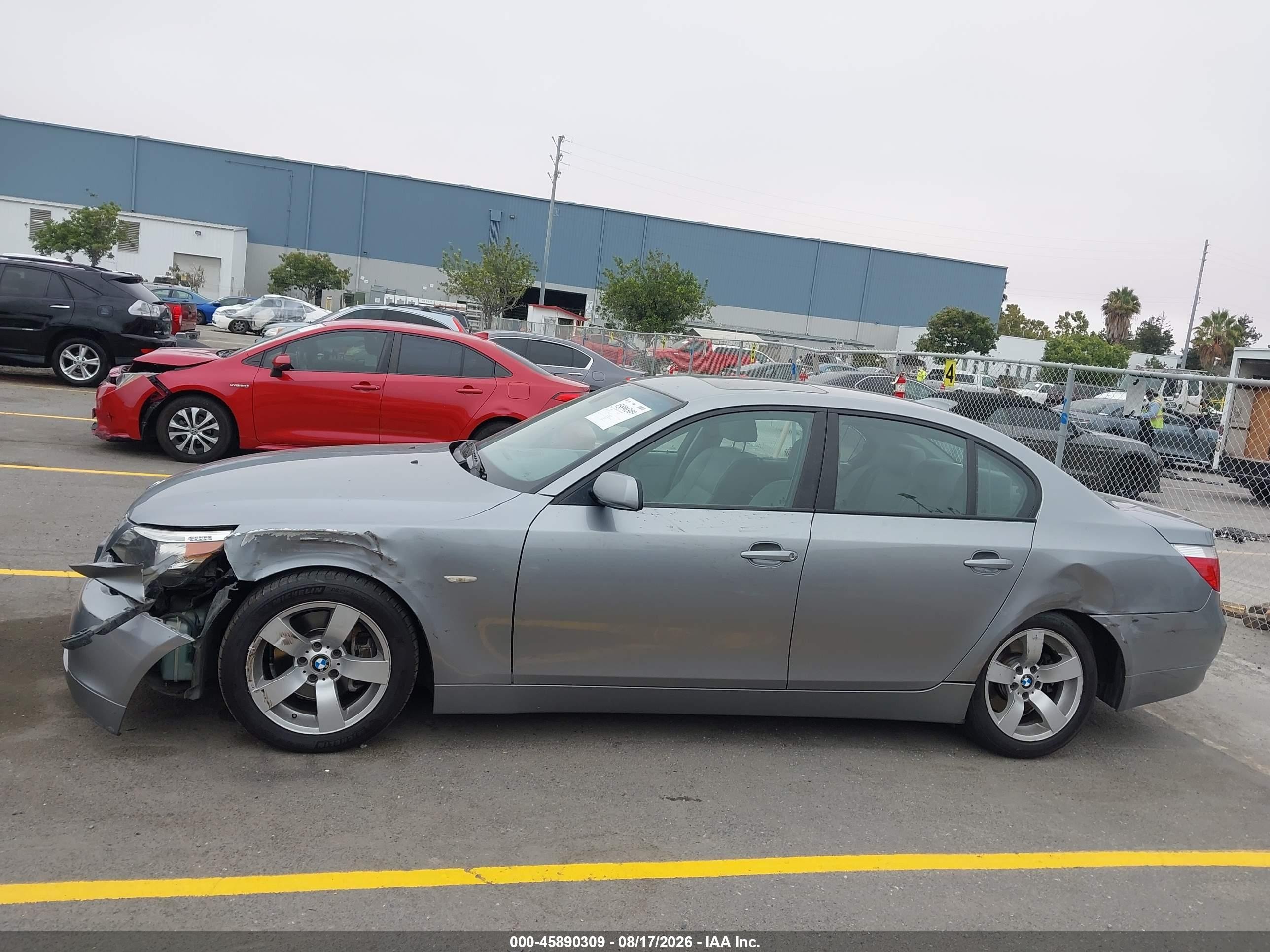 2006 Bmw 525i   Gray vin: WBANE53576CK84758