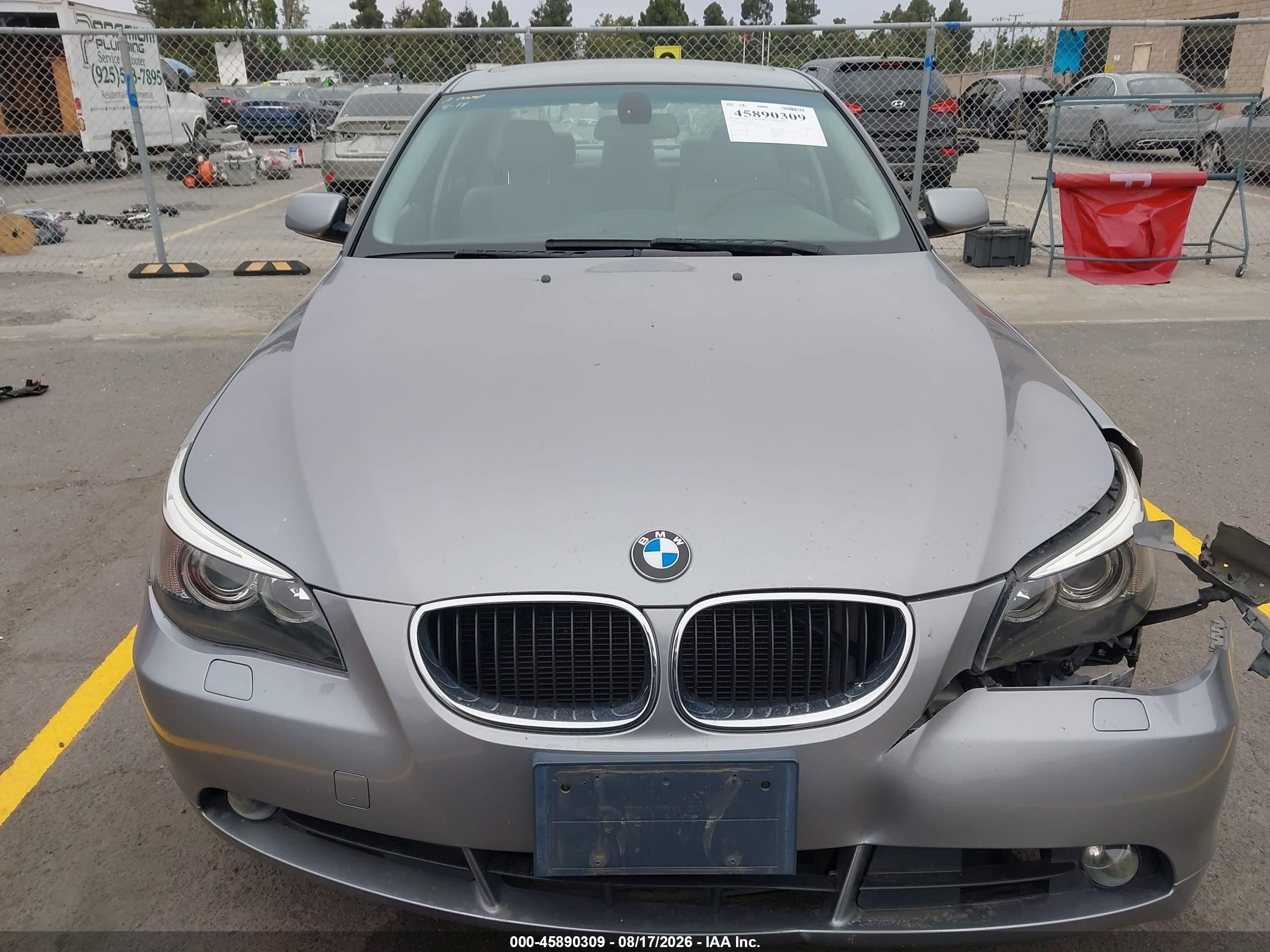 2006 Bmw 525i   Gray vin: WBANE53576CK84758