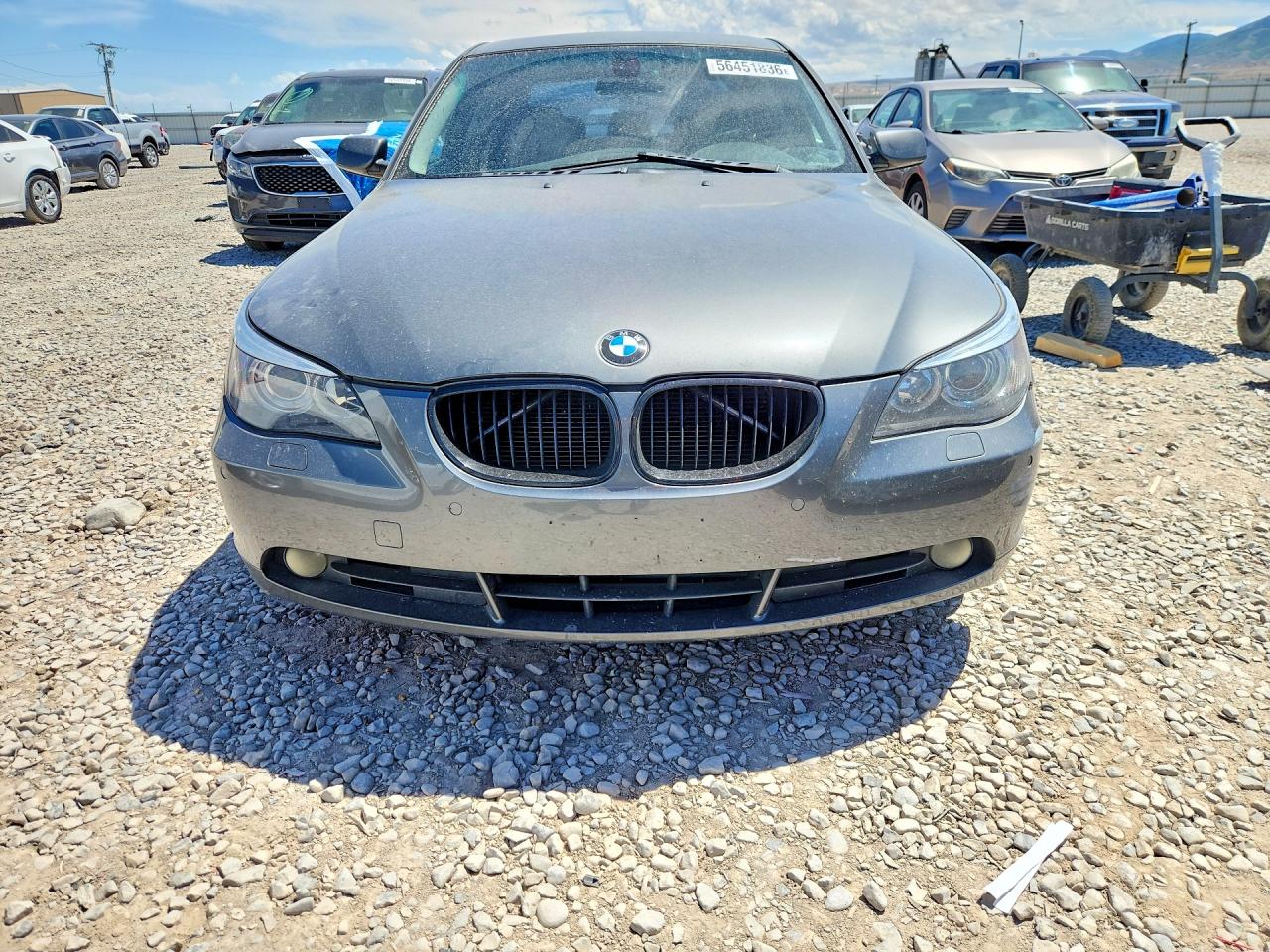 2006 Bmw 525 I Gray vin: WBANE53586CK83800
